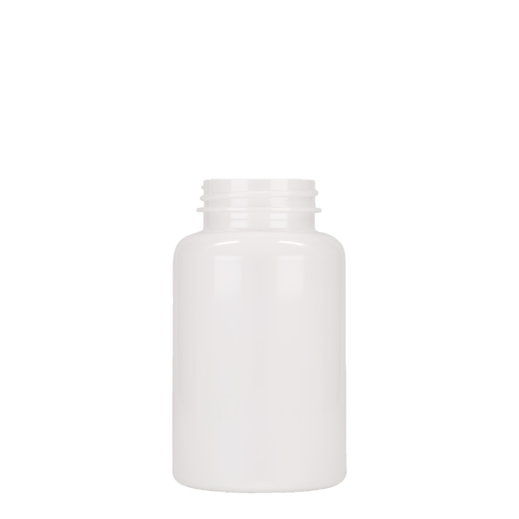 250 ml pakirna posodica PET, plastika, bela, ustje: GPI 45/400 250 ml pakirna posodica PET, plastika, bela, ustje: GPI 45/400
