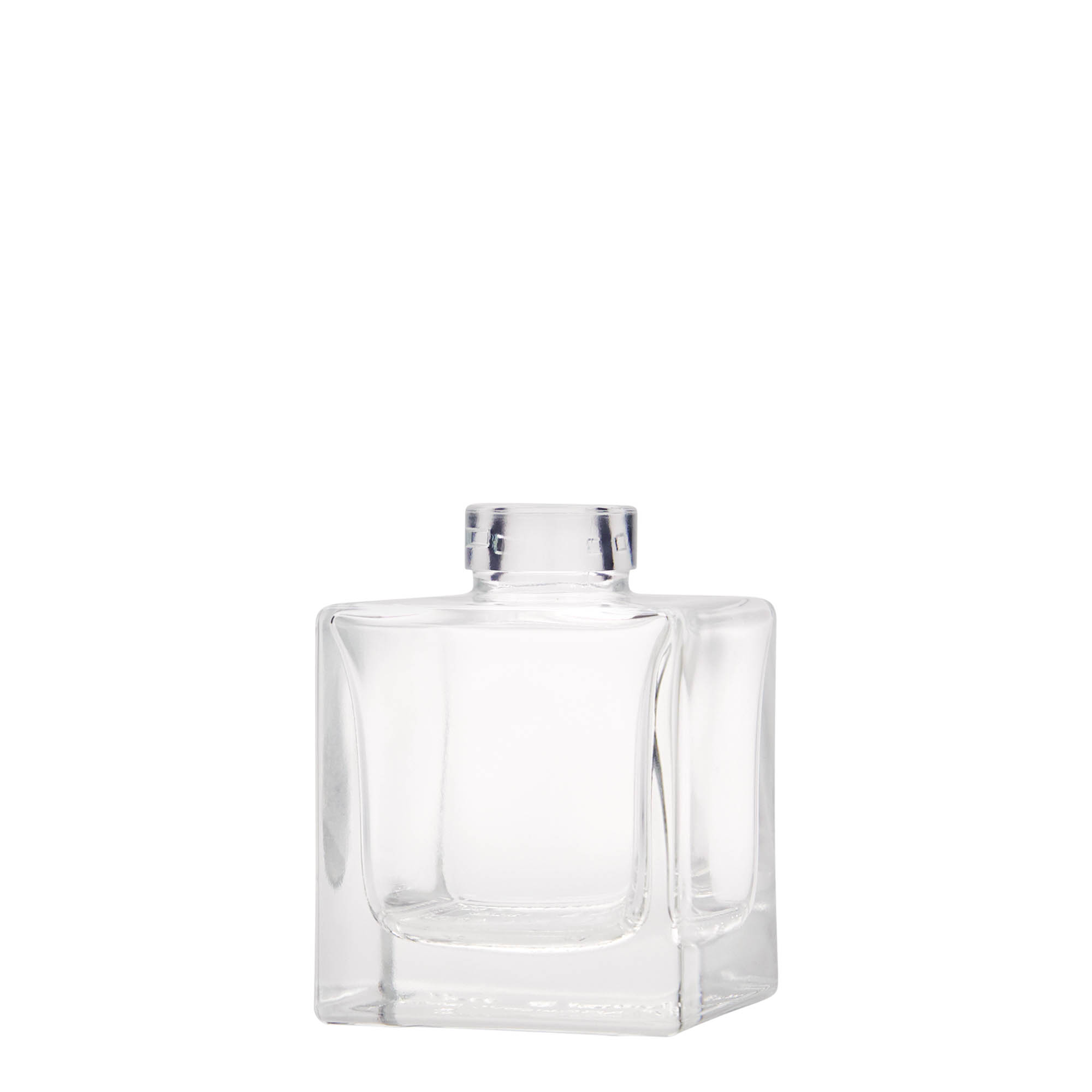 100 ml steklenička 'Cube', kvadratna, odprtina: pluta