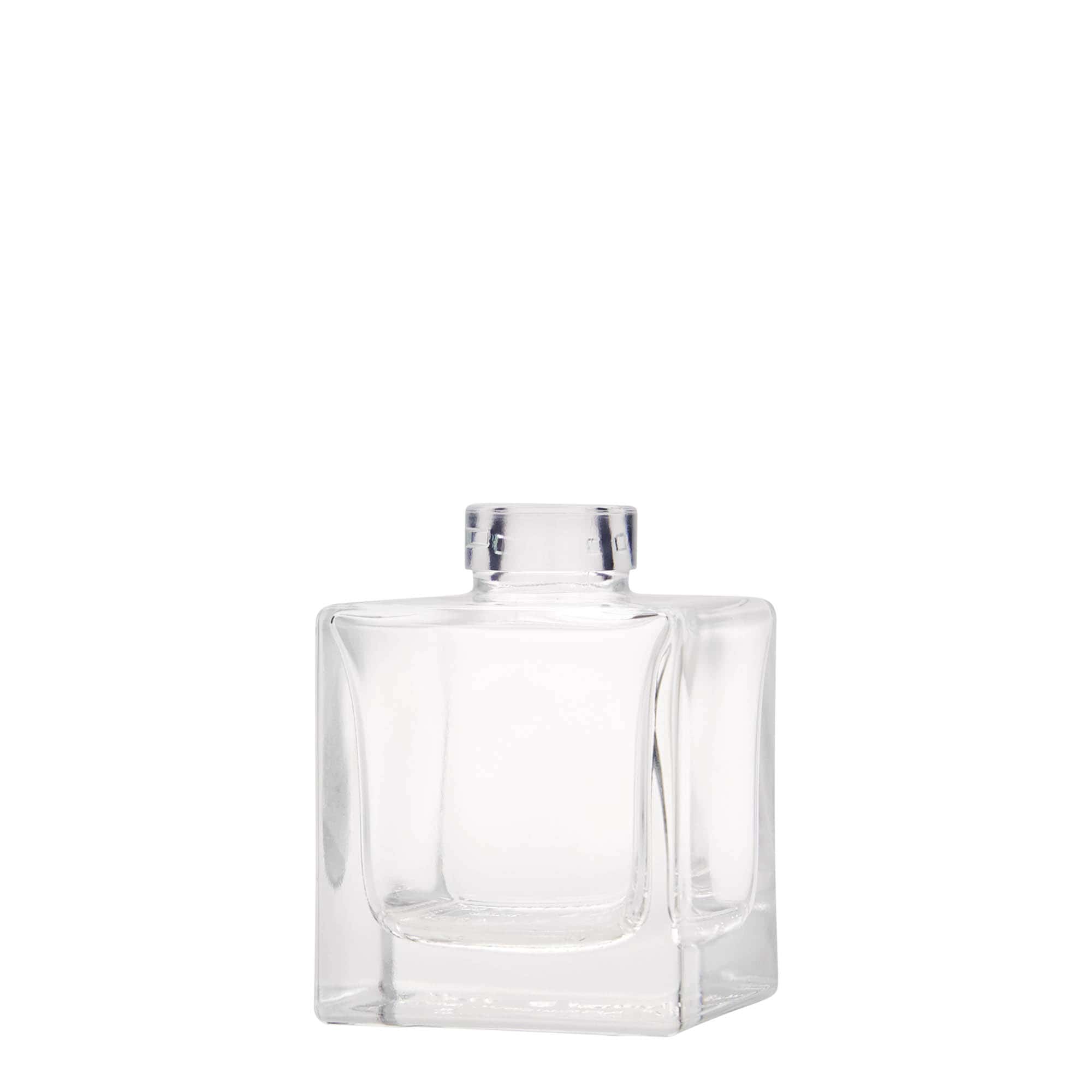100 ml steklenička 'Cube', kvadratna, odprtina: pluta