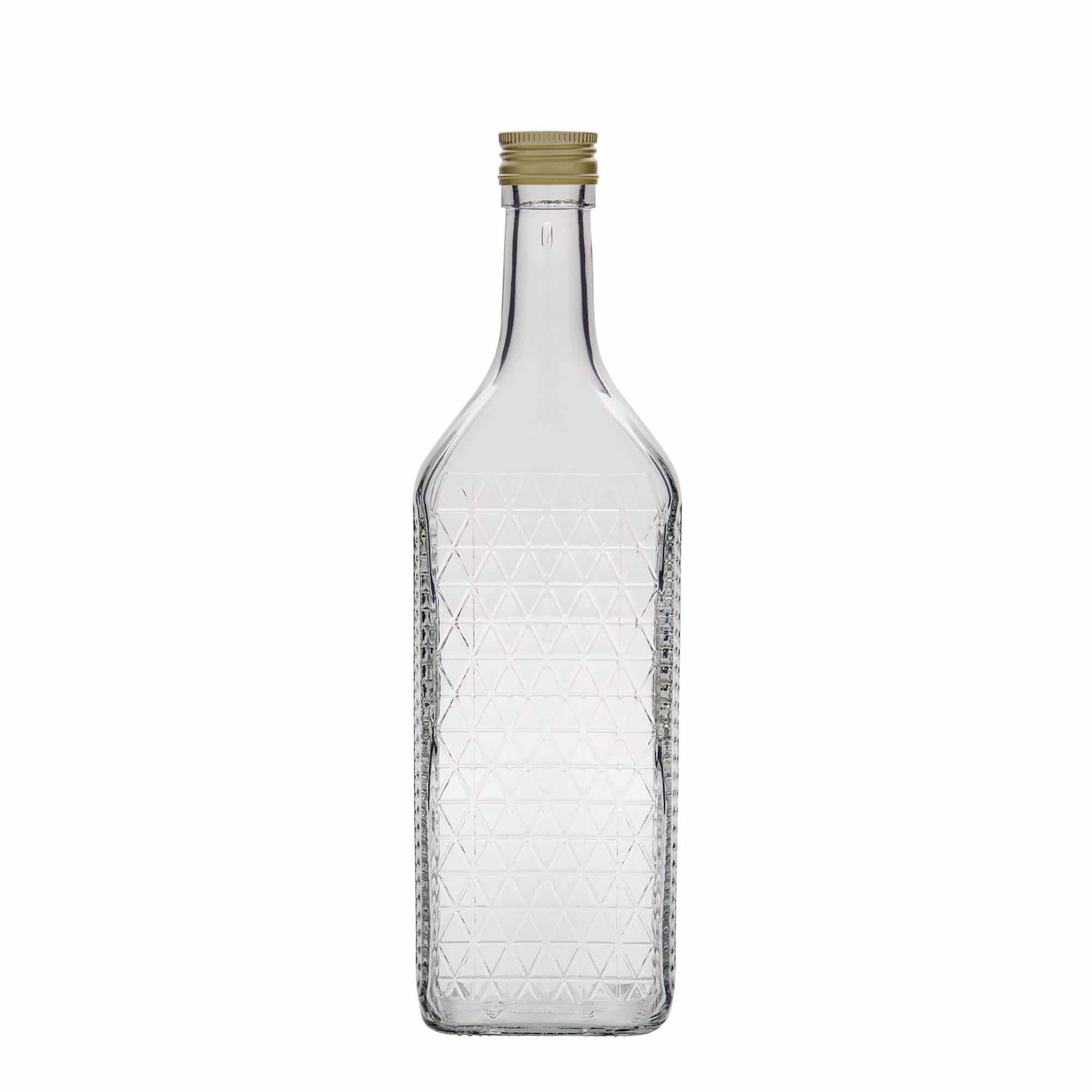 700 ml steklena steklenica »Caruso«, pravokotna, ustje: PP 31,5