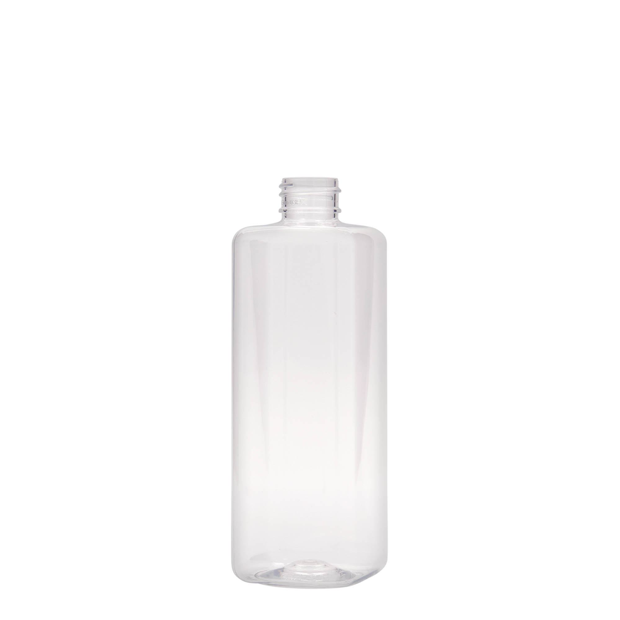 300 ml PET-flaska 'Karl', kvadratna, plastika, odprtina: 24/410