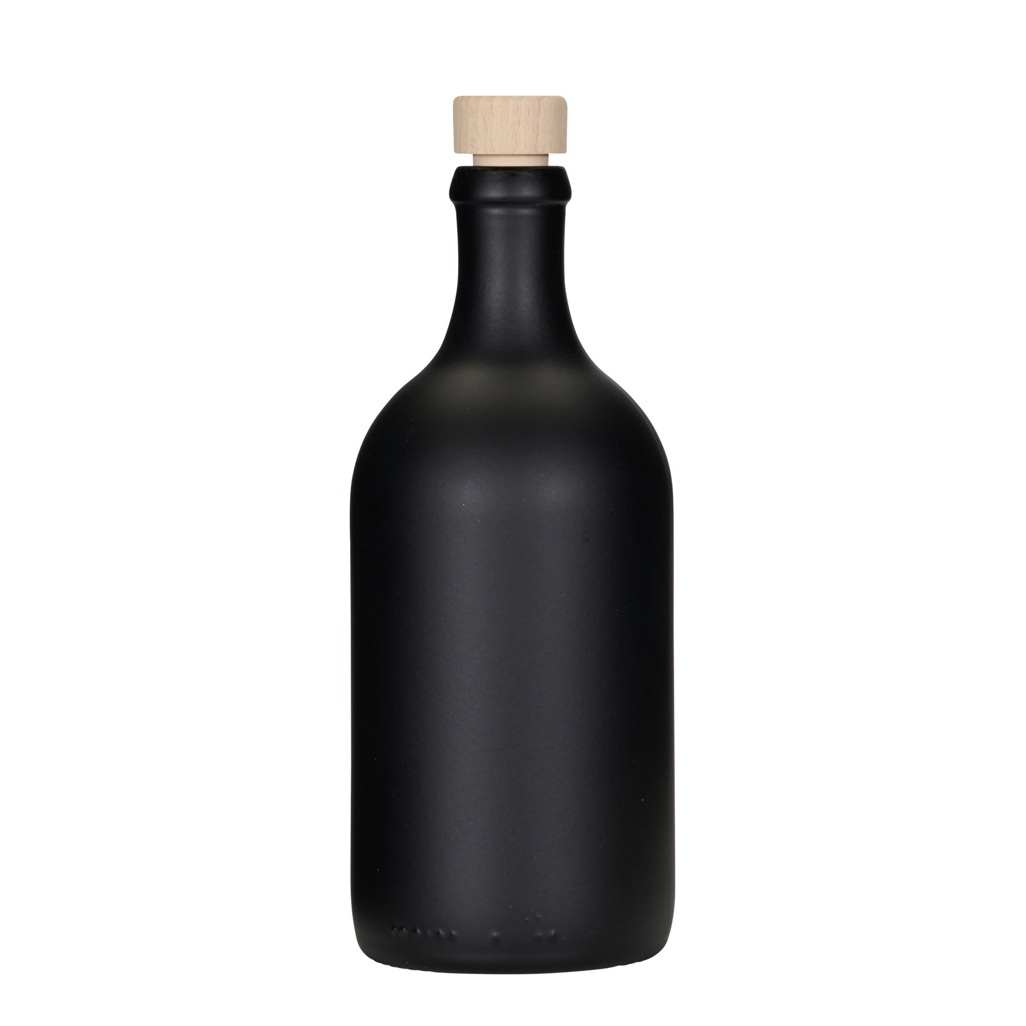 500 ml steklenica 'Ginevra Leggera', črna, odprtina: pluta