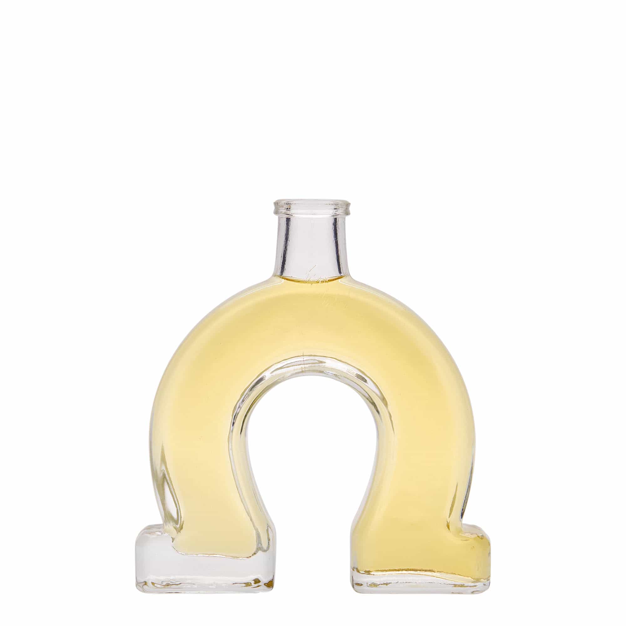100 ml steklena steklenica »Podkev«, ustje: pluta