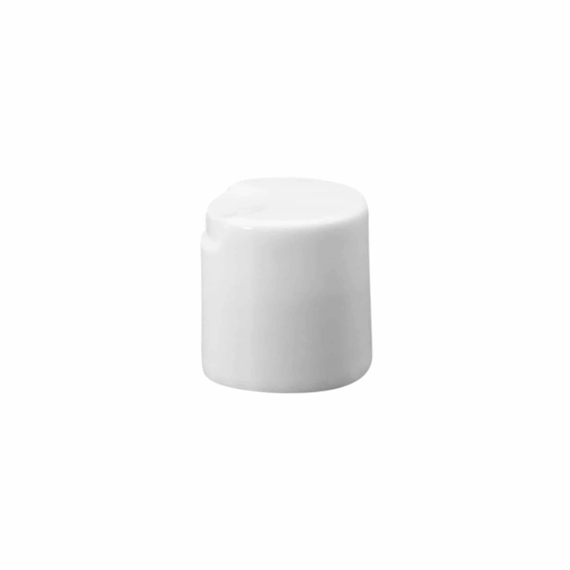 Zaviti pokrov Disc Top, PP-plastika, bel, za odprtino: 24/410