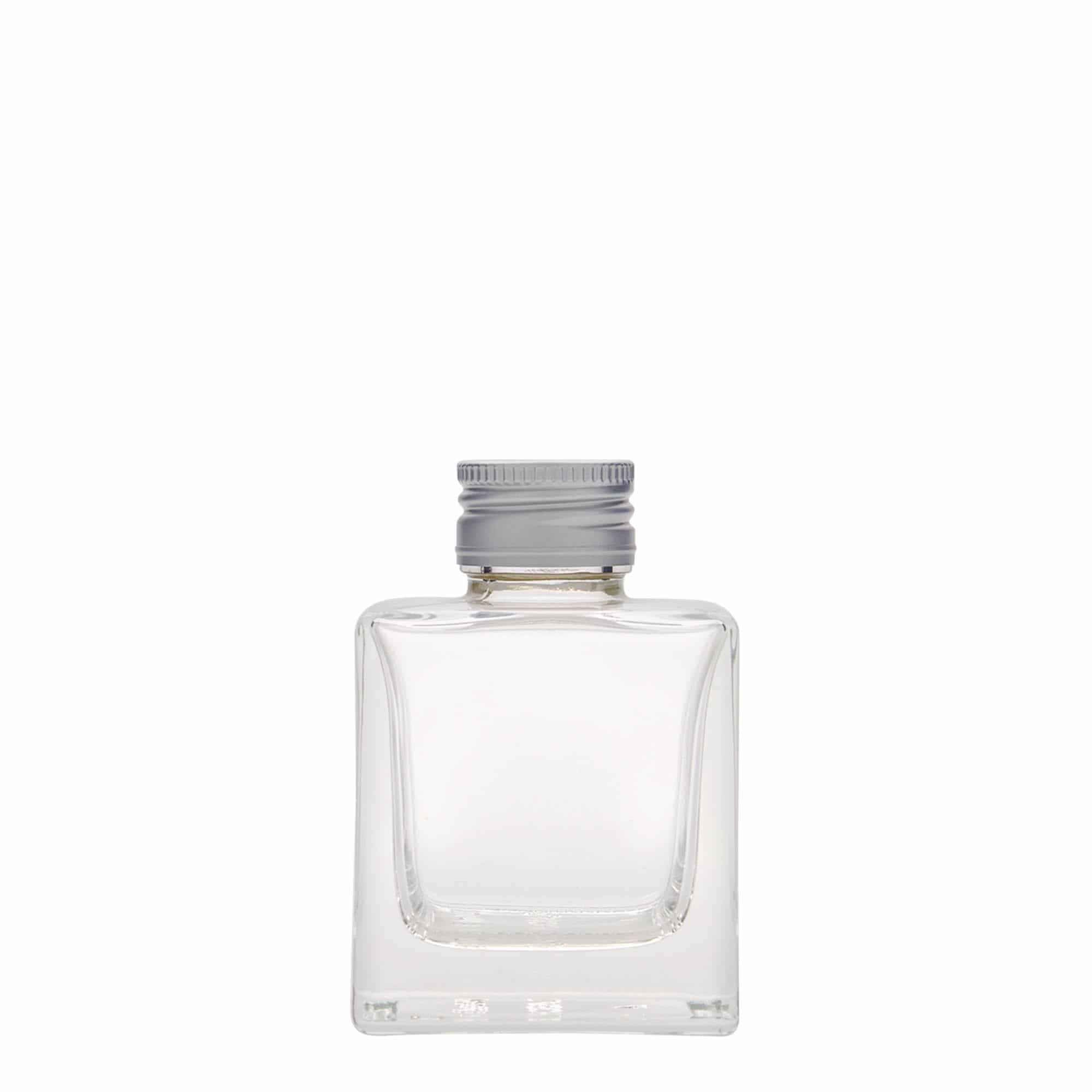 100 ml steklenička 'Cube', kvadratna, odprtina: PP 28