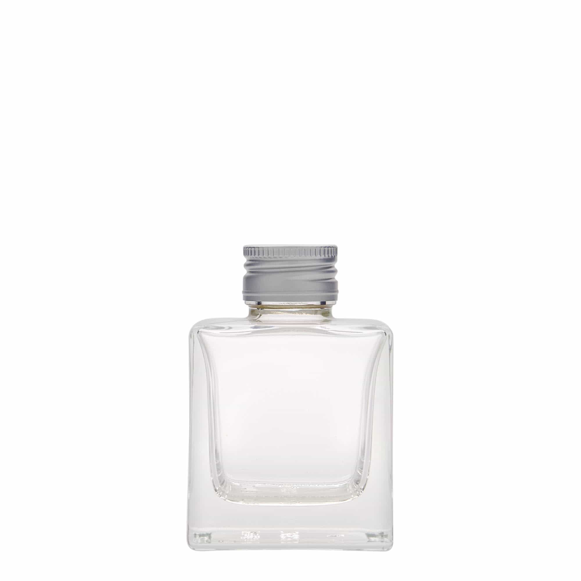 100 ml steklenička 'Cube', kvadratna, odprtina: PP 28