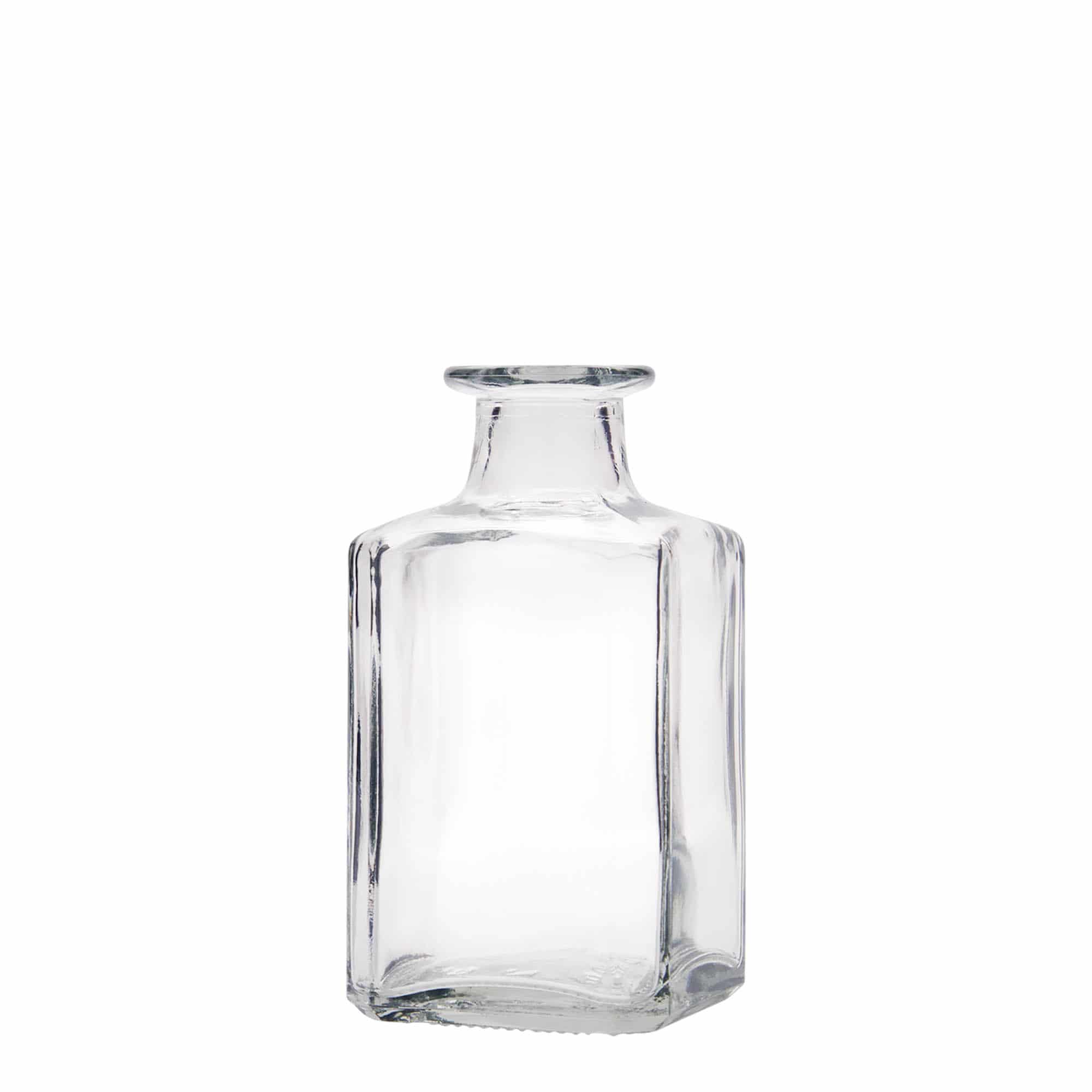 250 ml steklena steklenica »Torben«, kvadratna, ustje: pluta