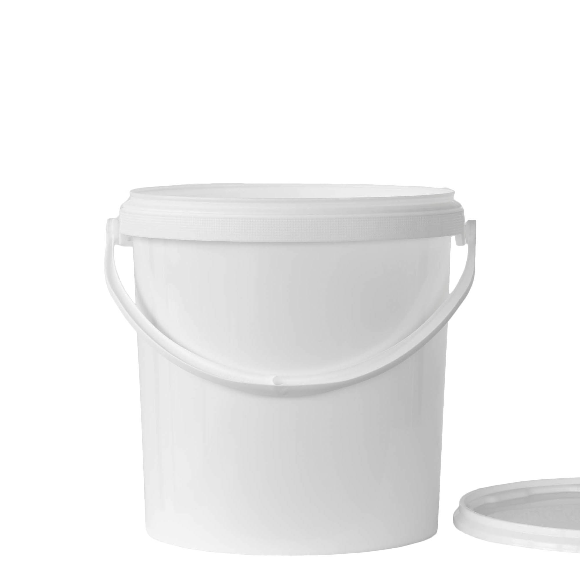 10 l vedro, PP-plastika, belo