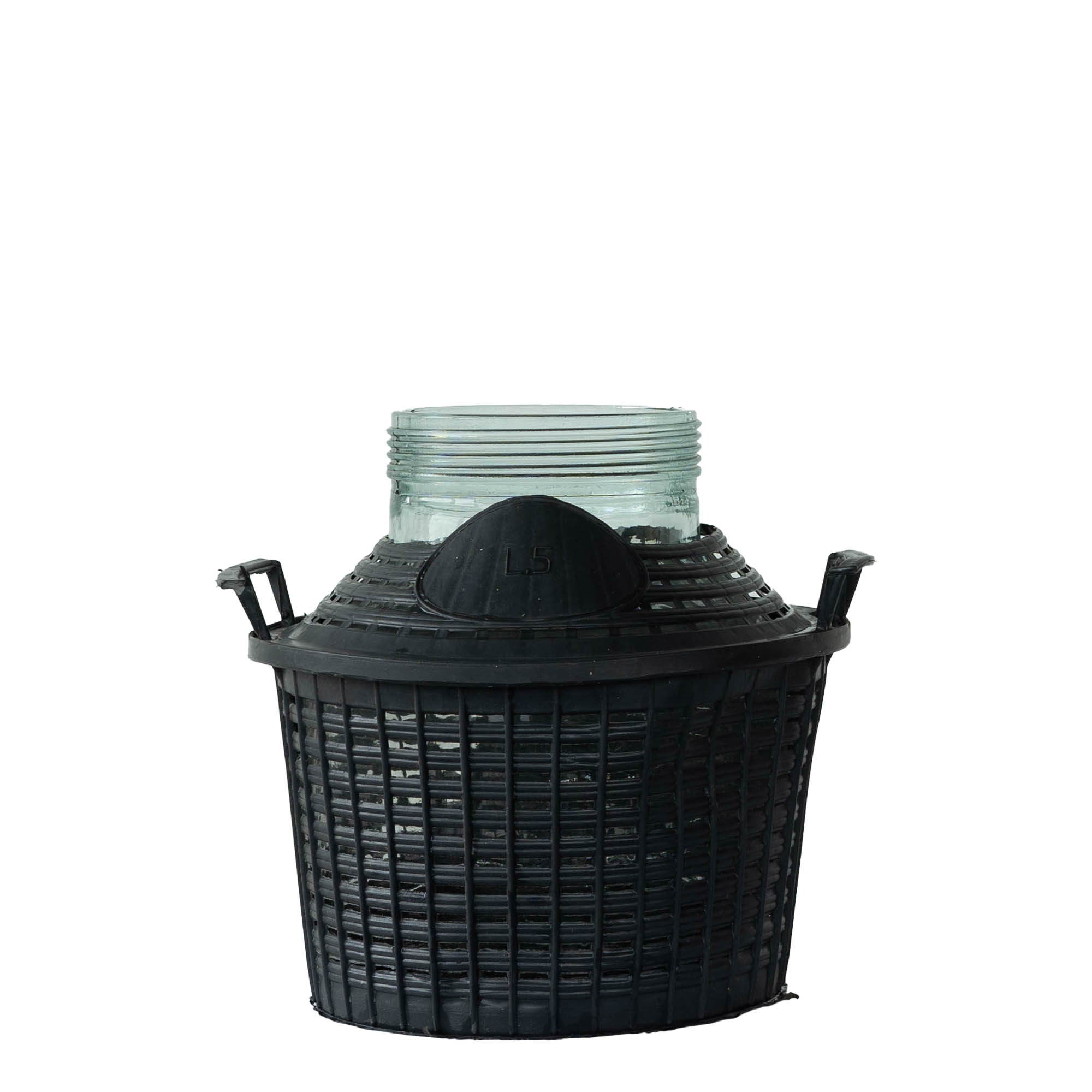 5 l steklenica z balonom širokega grla, steklo, odprtina: navojni zamašek 5 l steklenica z balonom širokega grla, steklo, odprtina: navojni zamašek