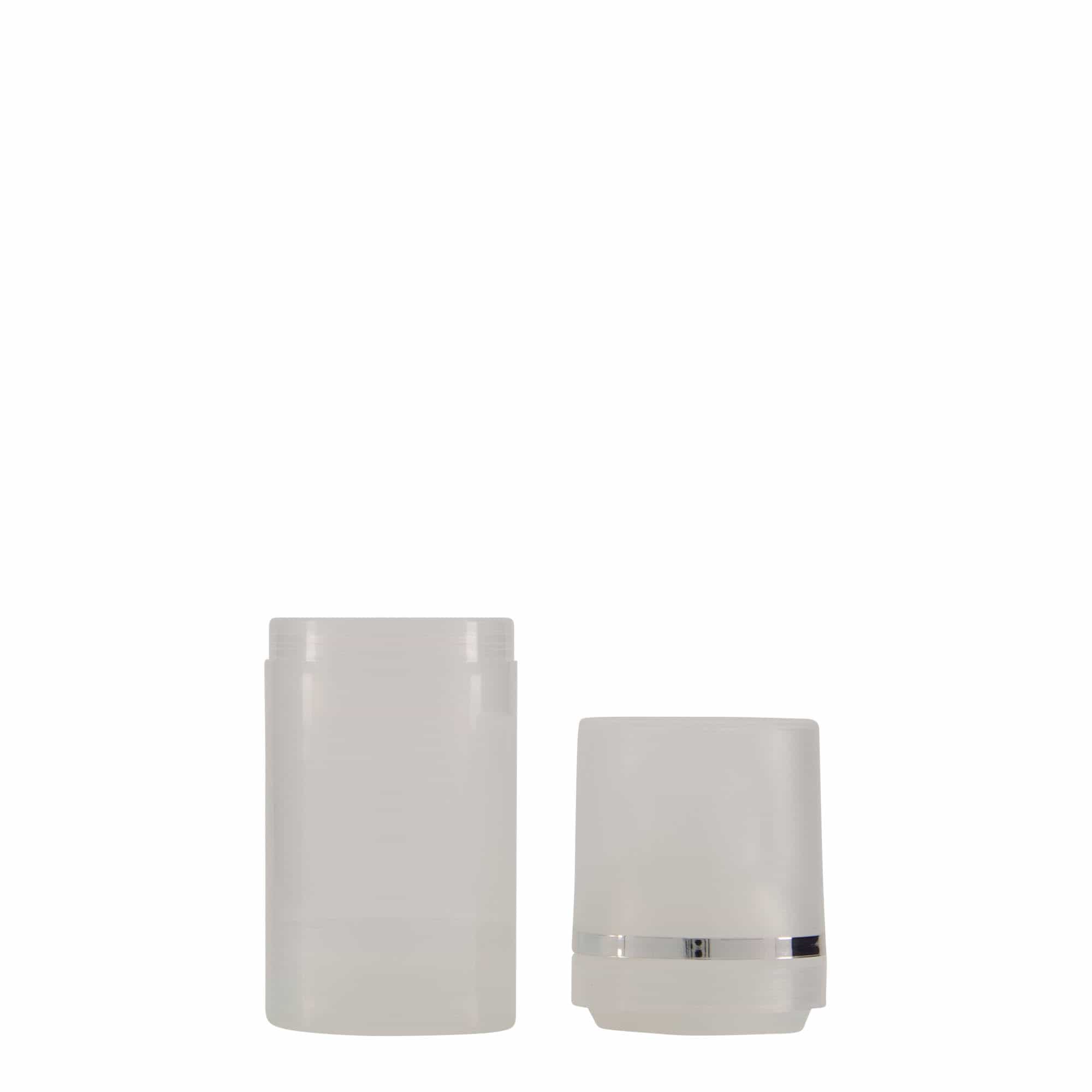 30 ml brez-zračni dozirnik 'Mezzo', PP-plastika, naravna barva 30 ml brez-zračni dozirnik 'Mezzo', PP-plastika, naravna barva