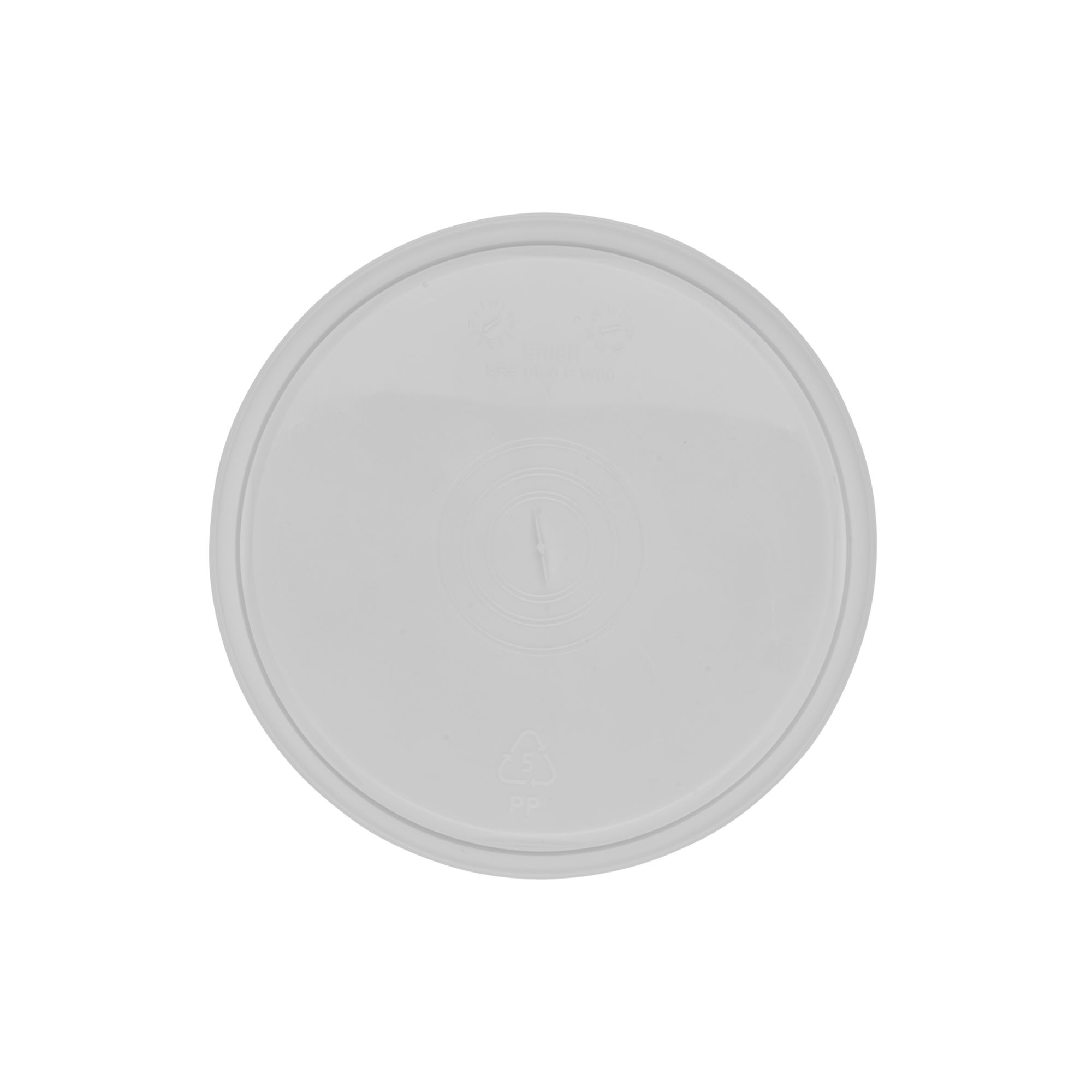 Pokrov za vedro 1,8 l, PP plastika, bel