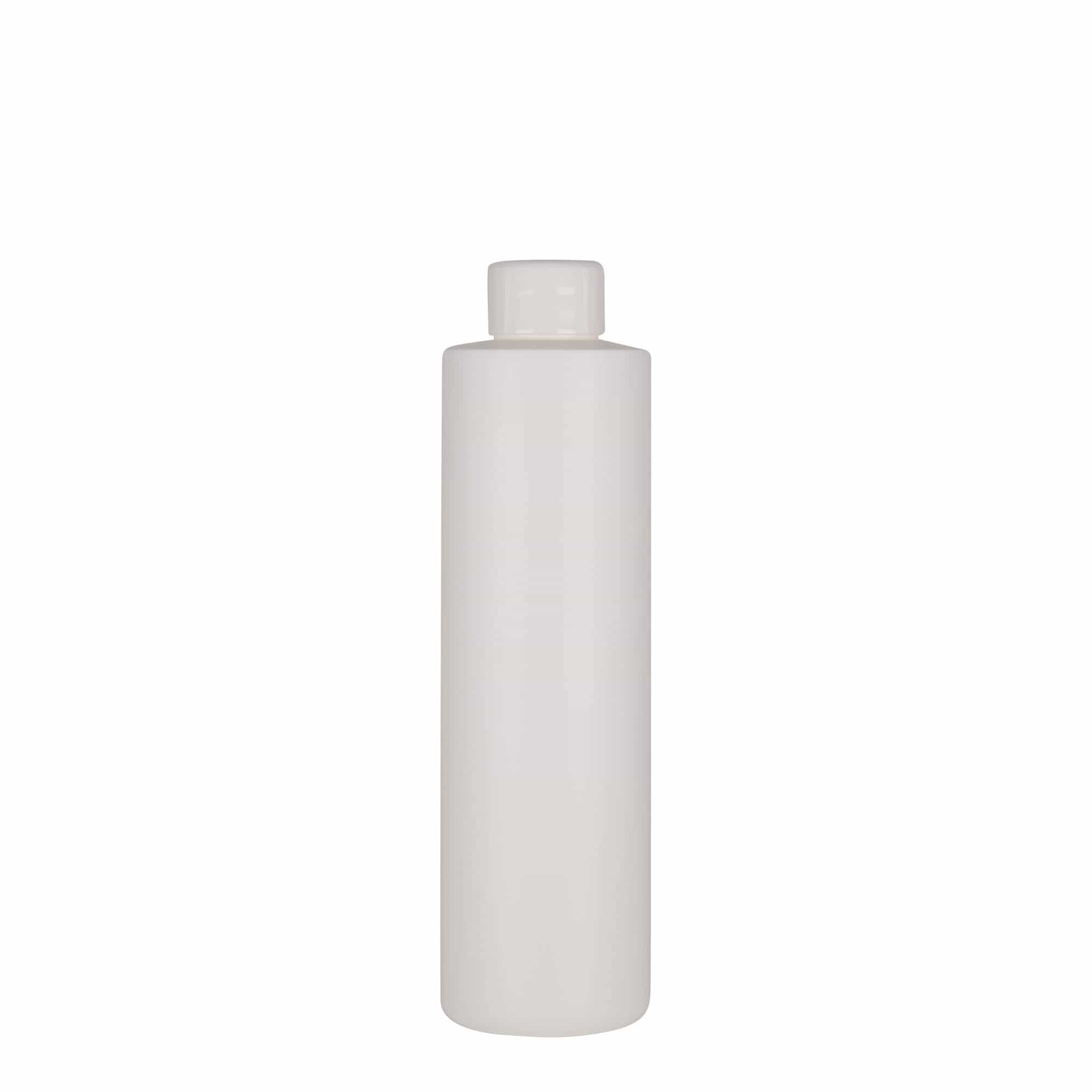 250 ml plastična steklenica »Pipe«, Green HDPE, bela, ustje: GPI 24/410