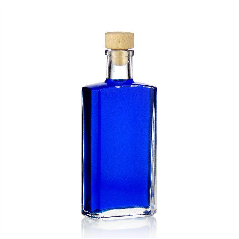 200 ml steklenica 'Shiny', pravokotna, odprtina: pluta 200 ml steklenica 'Shiny', pravokotna, odprtina: pluta