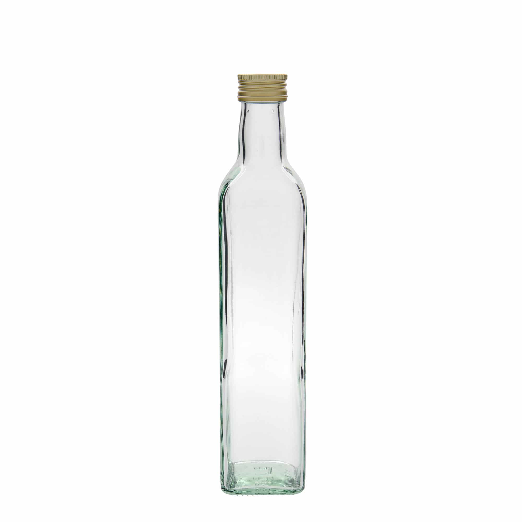 500 ml steklenica iz stekla 'Marasca', kvadratna, odprtina: PP 31,5