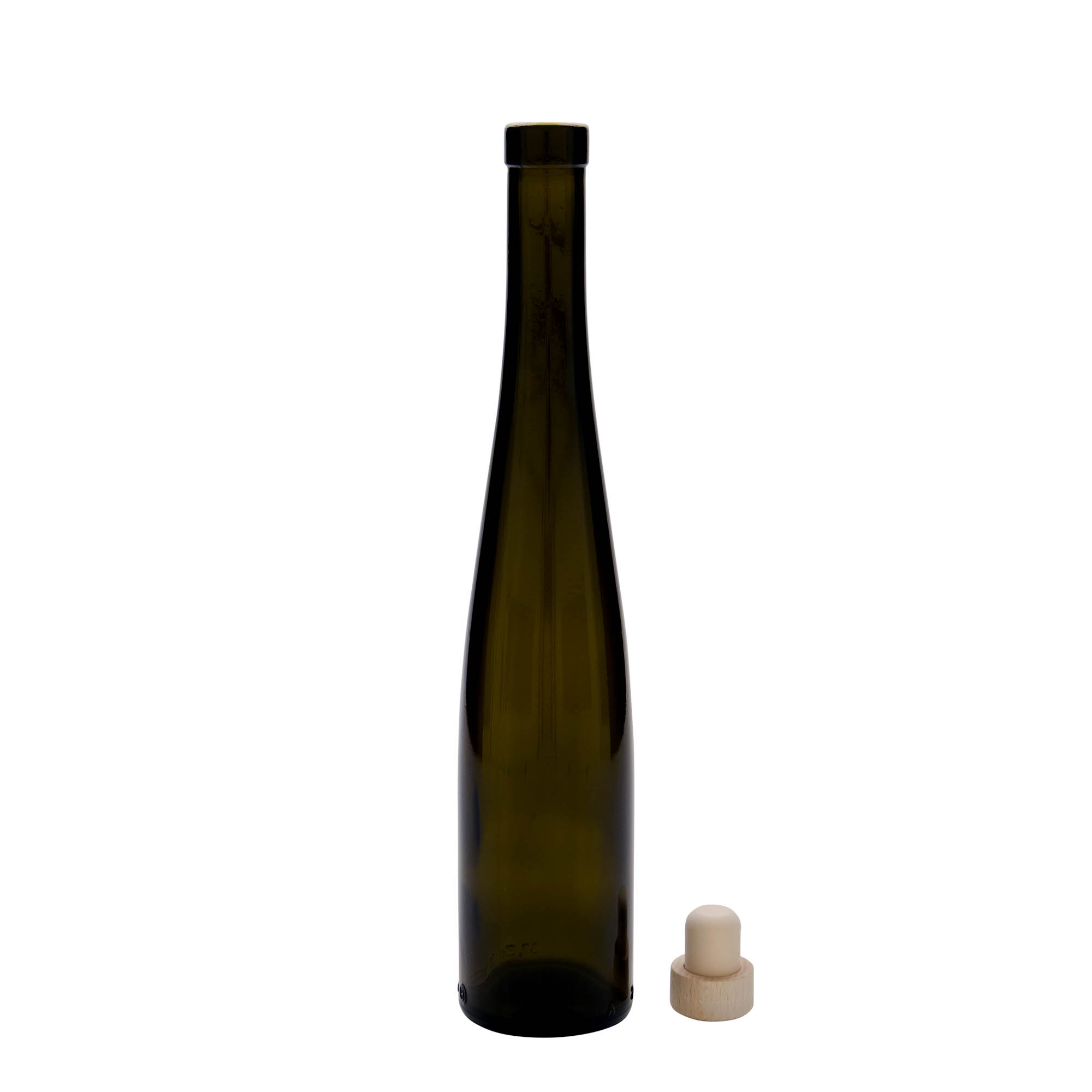 375 ml steklenica 'Weinschlegel', antikno zelena, odprtina: pluta