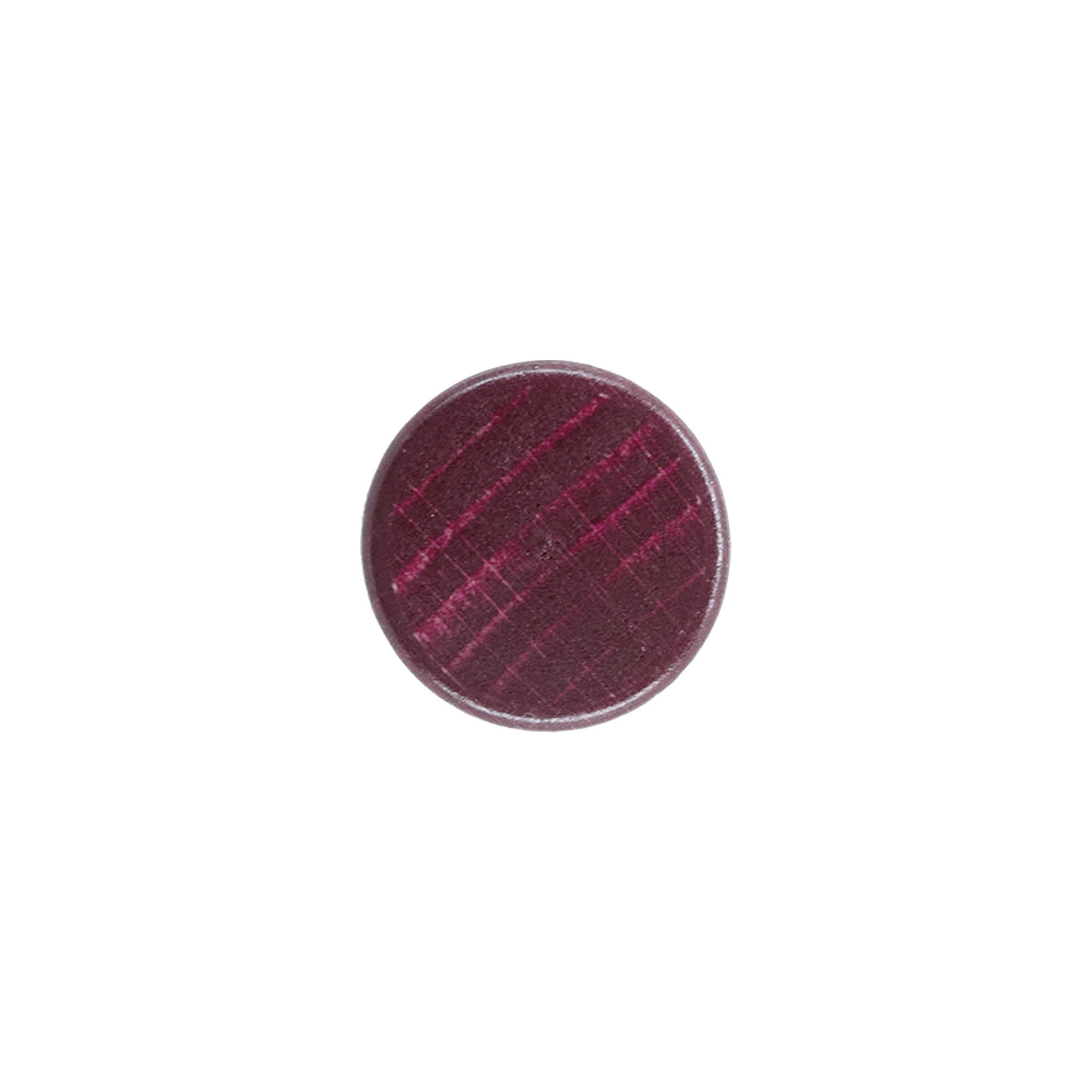Ročajni zamašek 19 mm, les/plastika, bordo rdeč, za ustje: zamašek