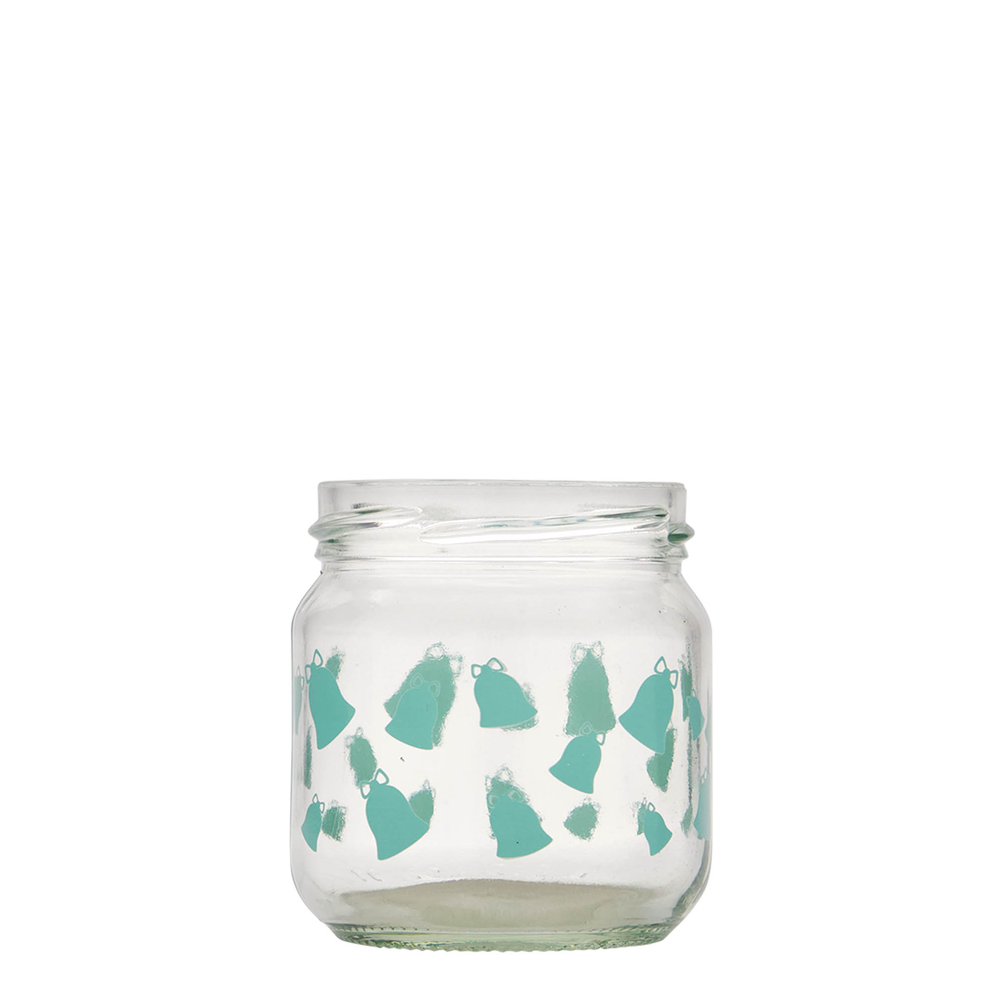 212 ml okrogla steklenica, motiv: Kling, zvonček, odprtina: Twist-Off (TO 66)