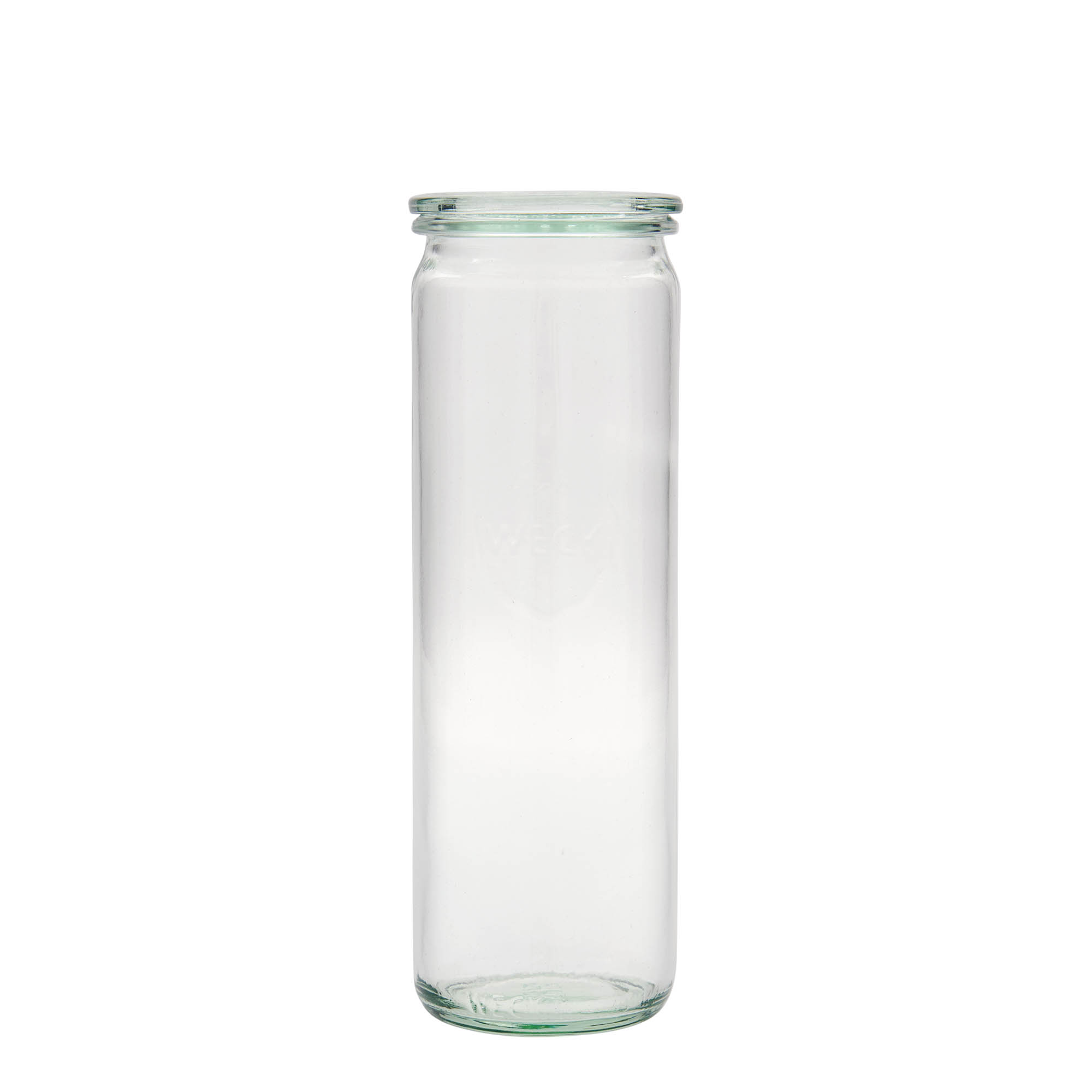 6x 600 ml WECK-cilindrično steklo s steklenim pokrovom RR 60