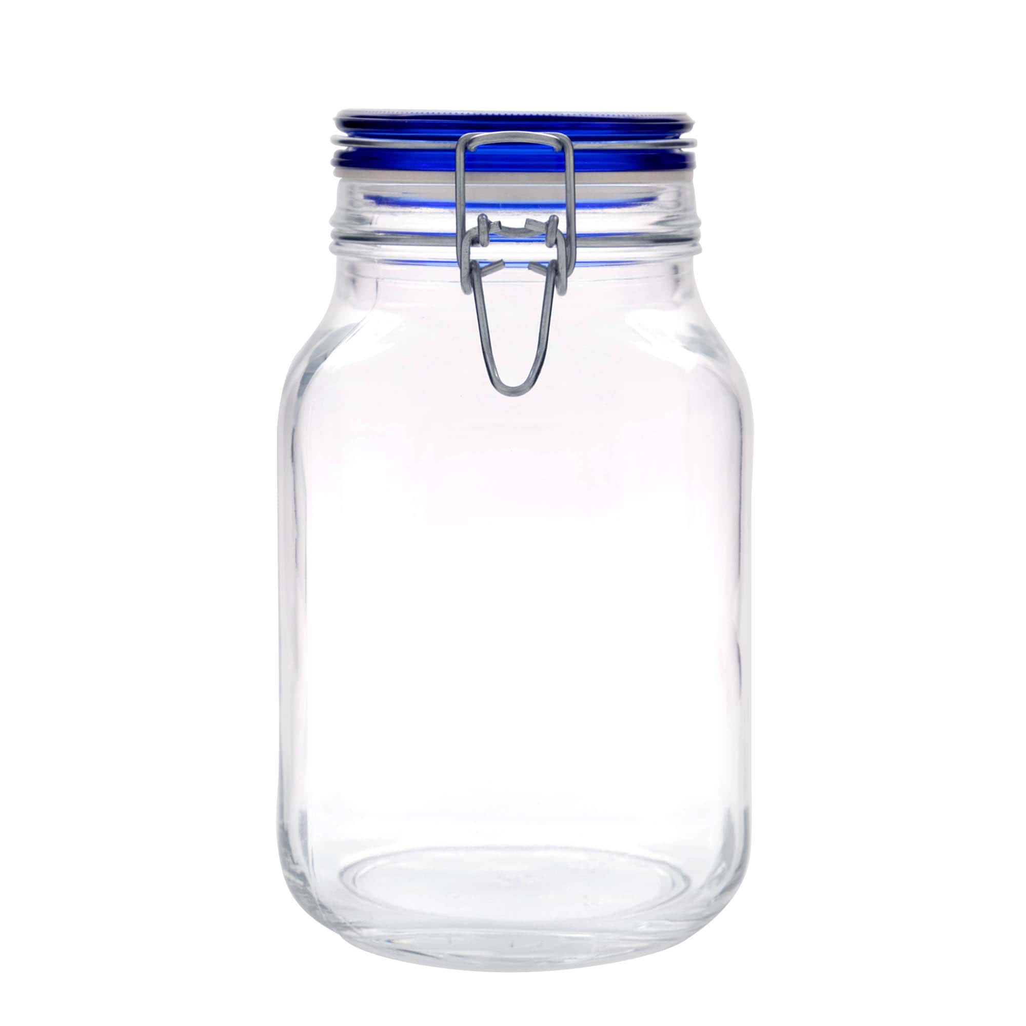 2.000 ml steklenica s kovinskim zaponkom 'Fido' modri pokrov, kvadratna, odprtina: kovinski zapončni pokrov 2.000 ml steklenica s kovinskim zaponkom 'Fido' modri pokrov, kvadratna, odprtina: kovinski zapončni pokrov