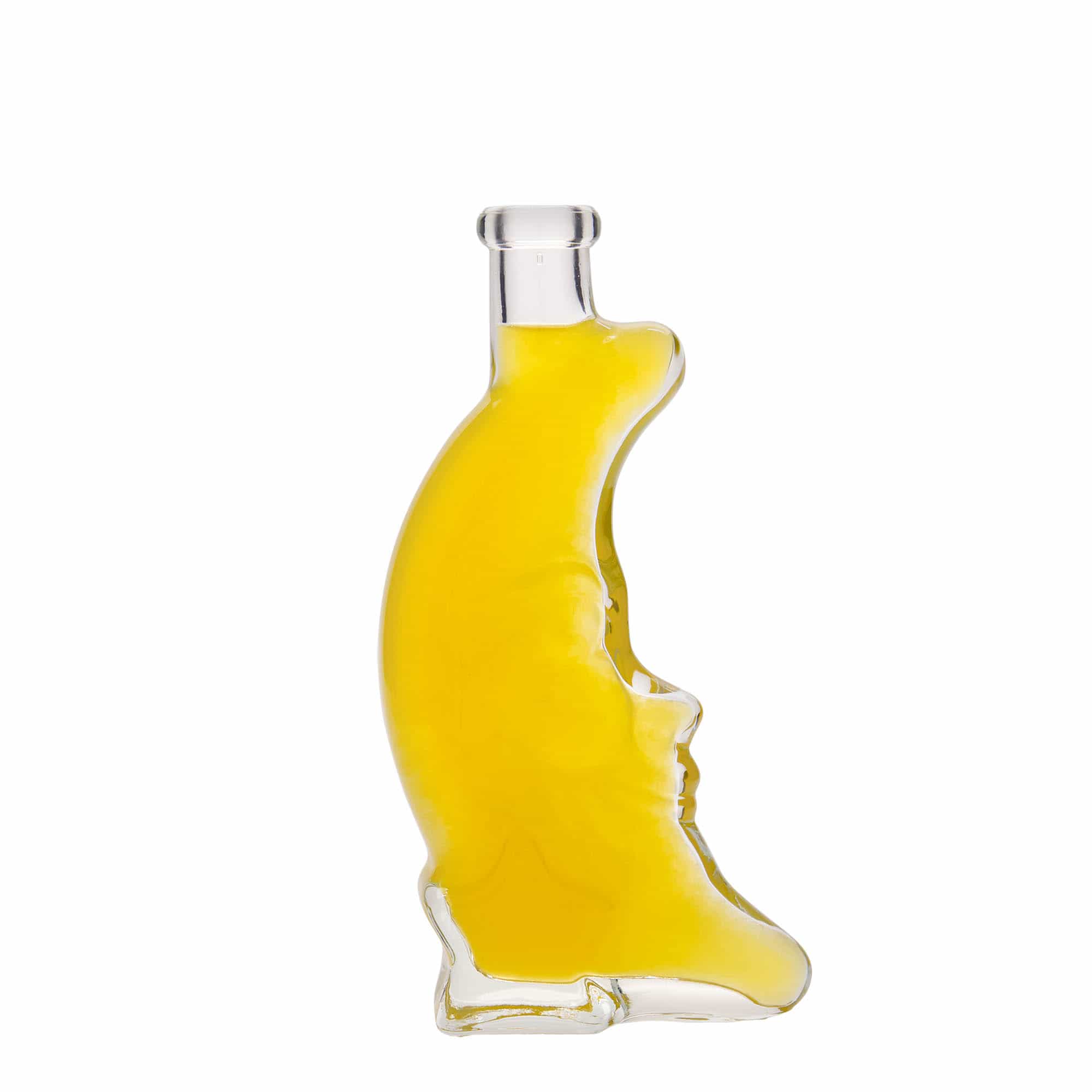 200 ml steklena steklenica »Luna«, ustje: pluta