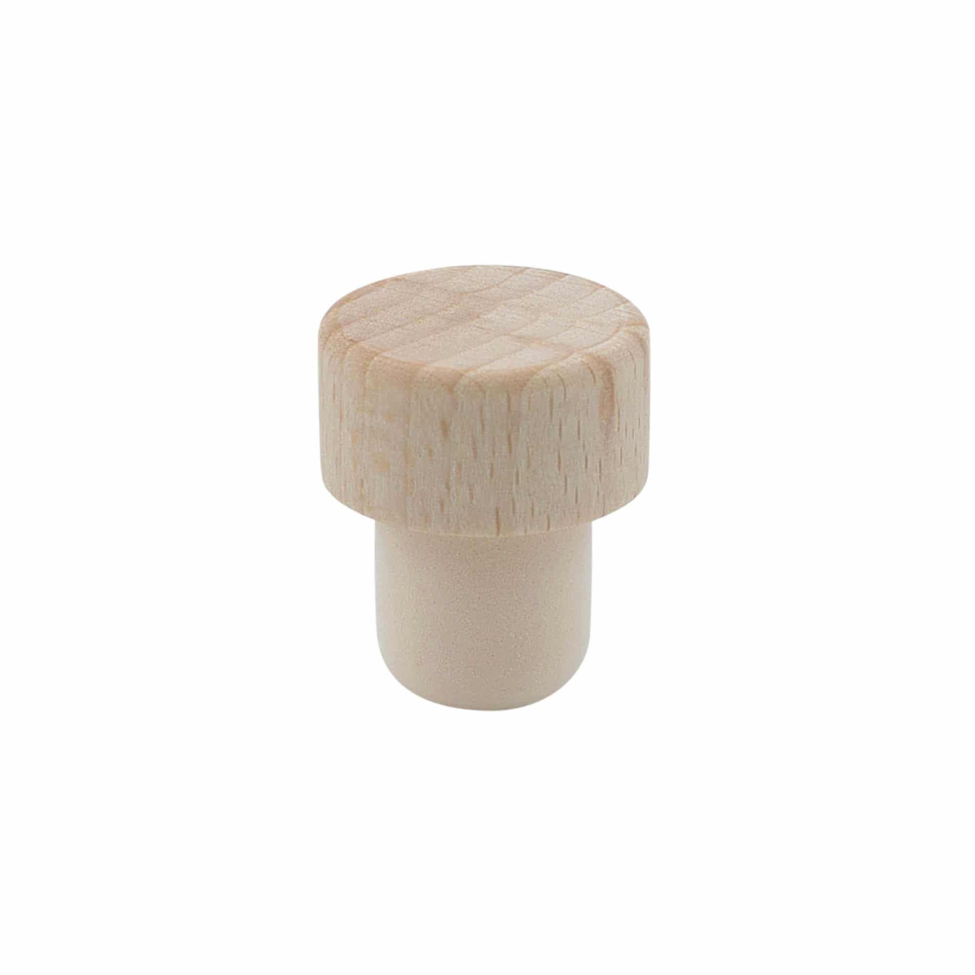 Plutovinasti zamašek z robom 19 mm, les/plastika, za ustje: pluta Plutovinasti zamašek z robom 19 mm, les/plastika, za ustje: pluta