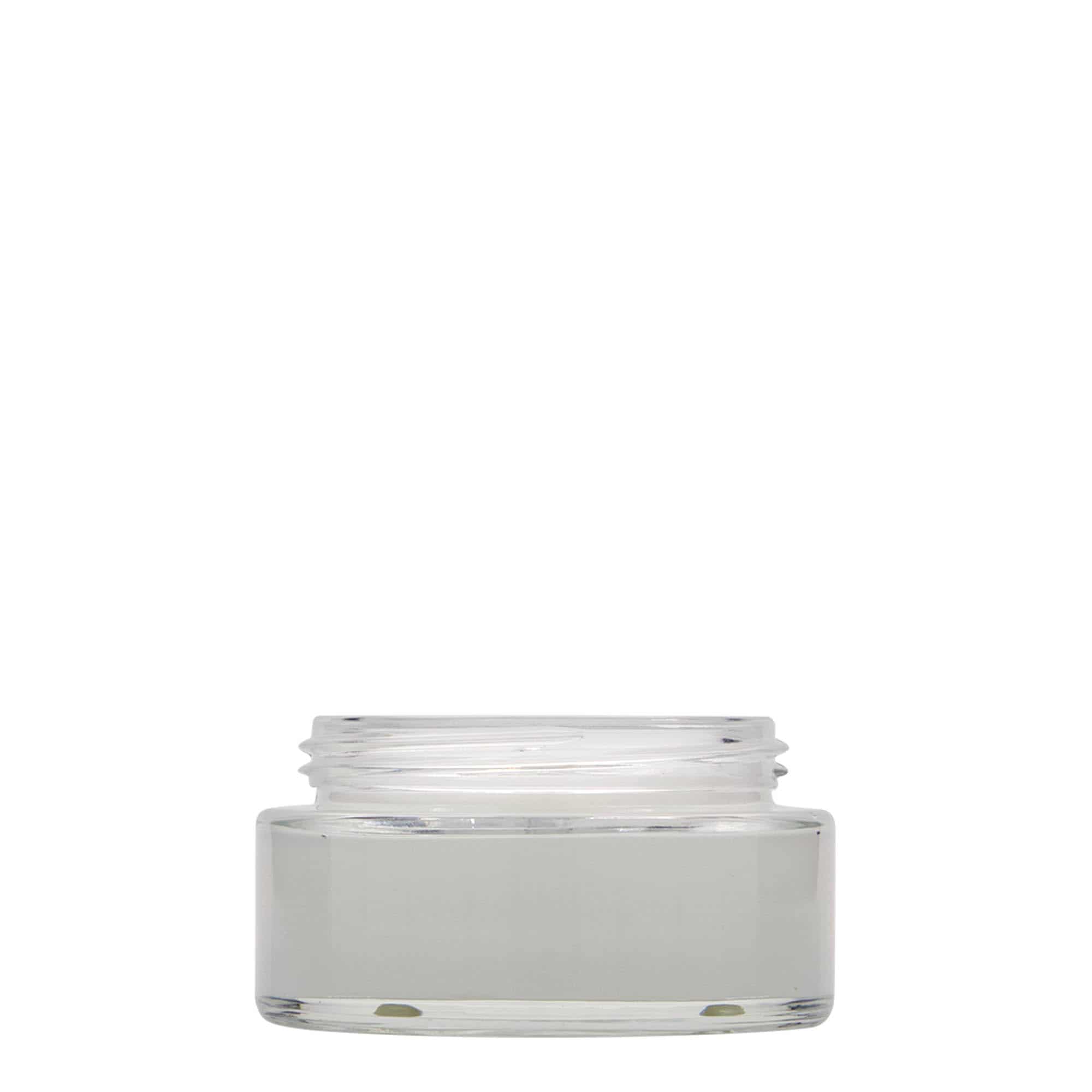 100 ml lonček »Clear Edition«, steklo, ustje: navojni zamašek