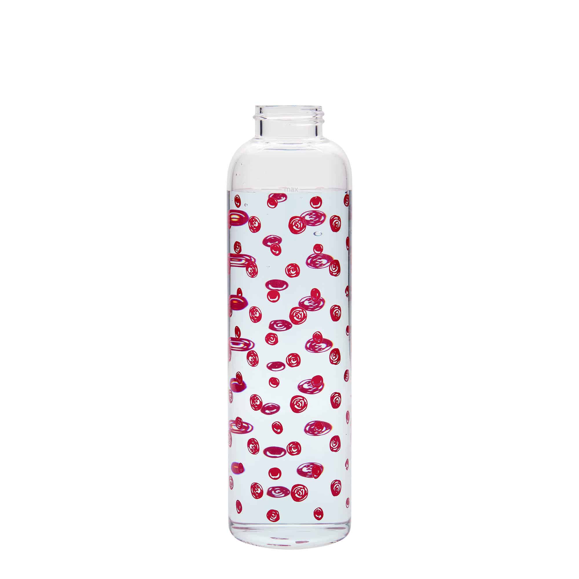 500 ml steklenica za pijačo »Perseus«, motiv: rdeče pike, ustje: navojni zamašek