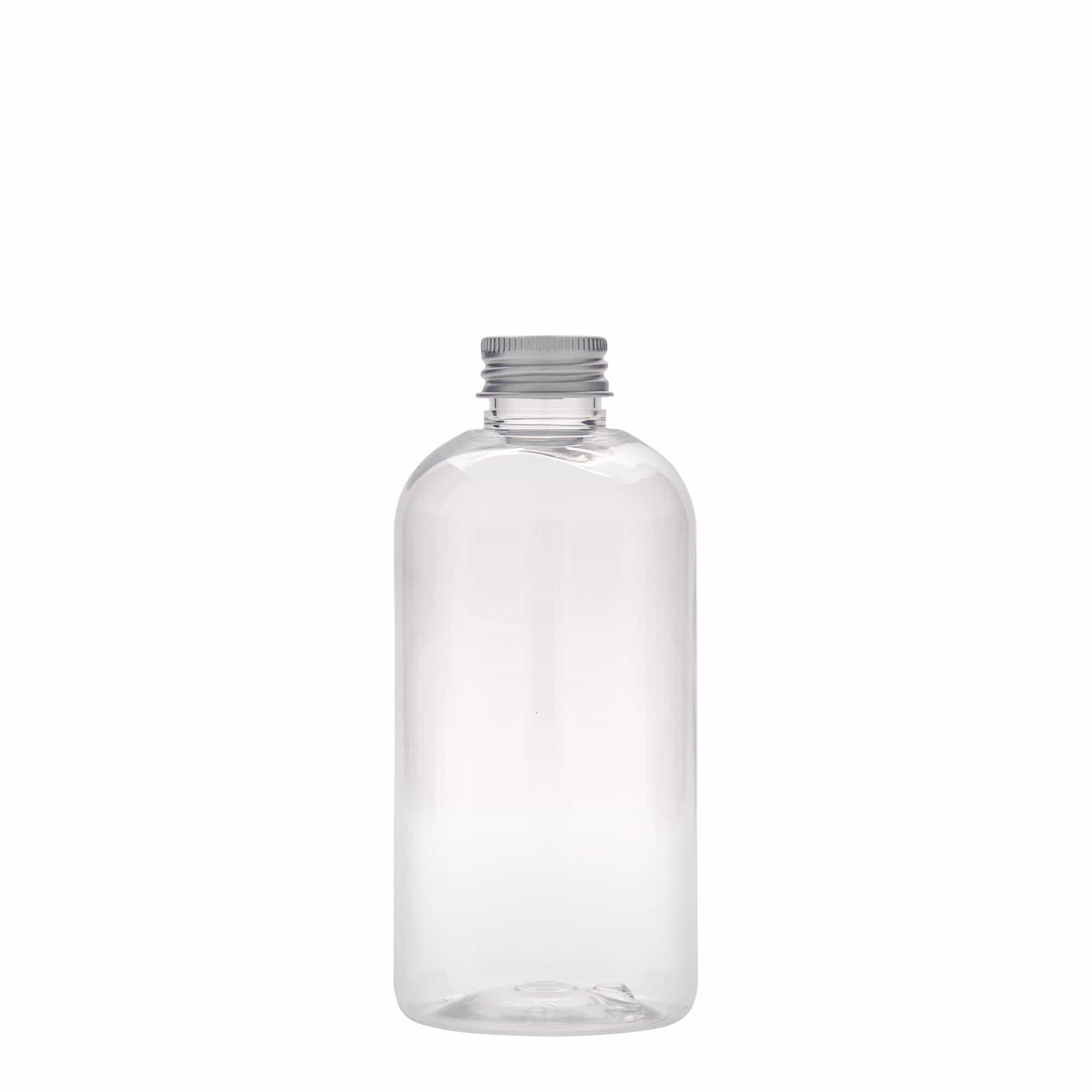 250 ml steklenica iz PET plastike »Boston«, plastika, ustje: GPI 24/410