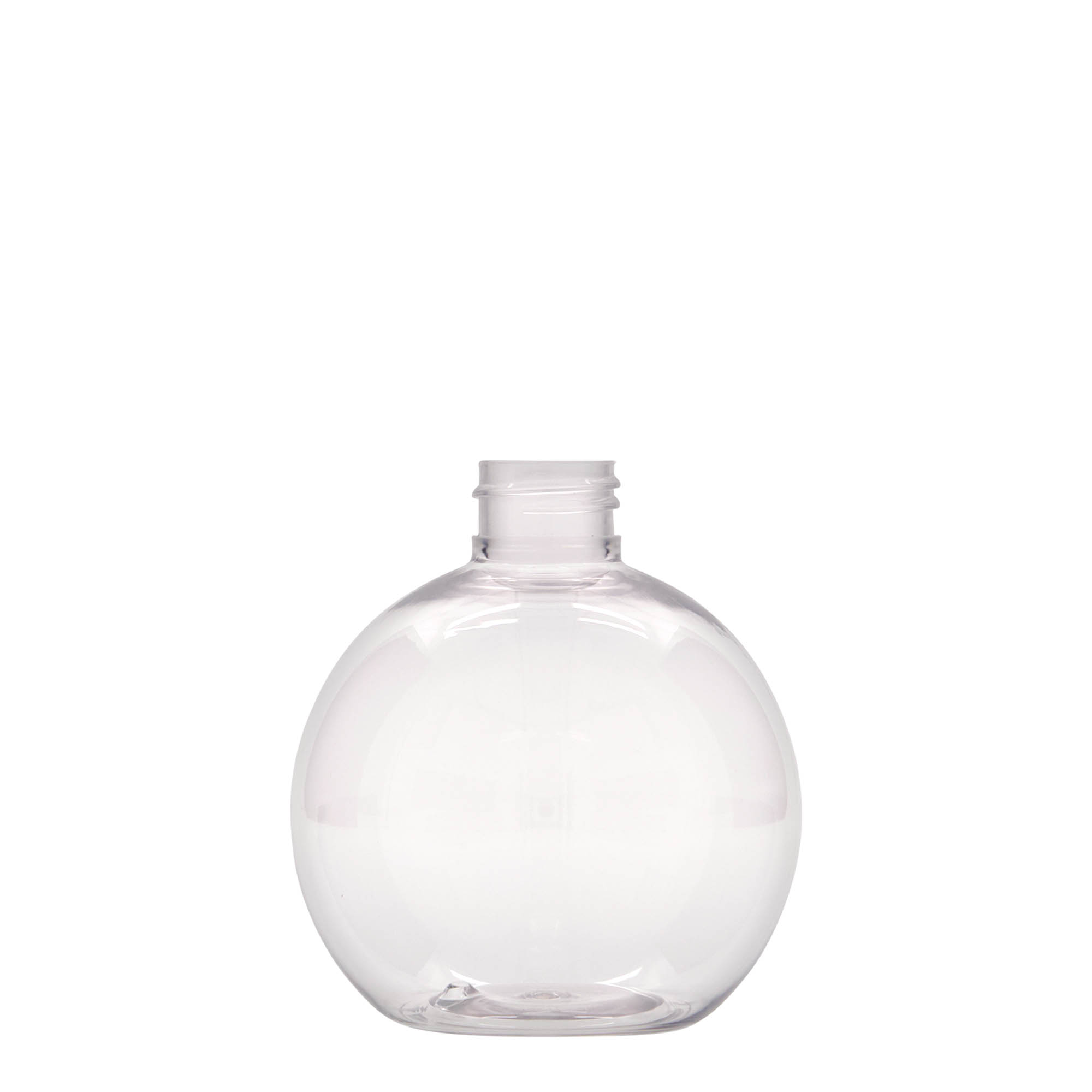250 ml PET-flaska 'Perry', okrogla, plastika, odprtina: 24/410