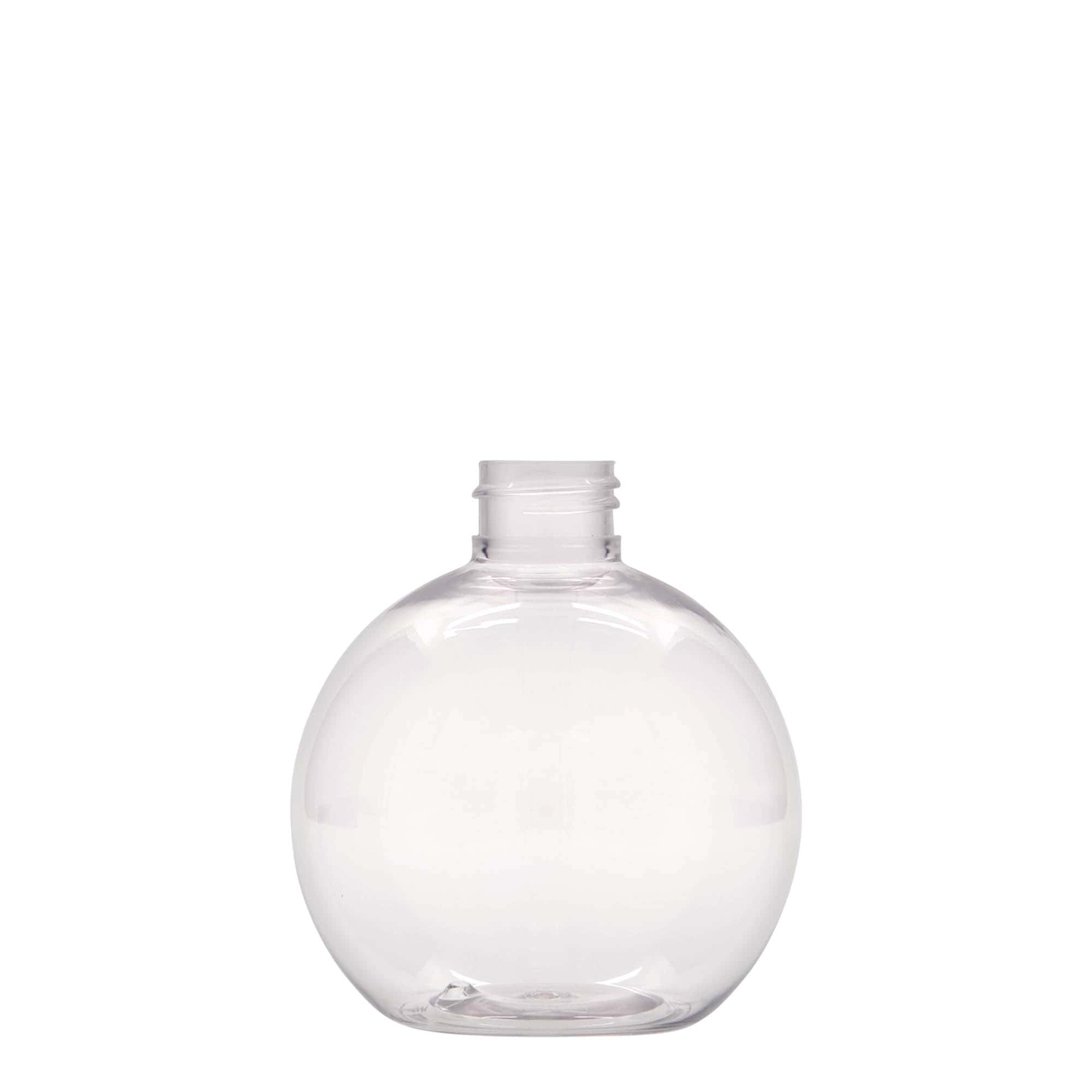 250 ml PET-flaska 'Perry', okrogla, plastika, odprtina: 24/410