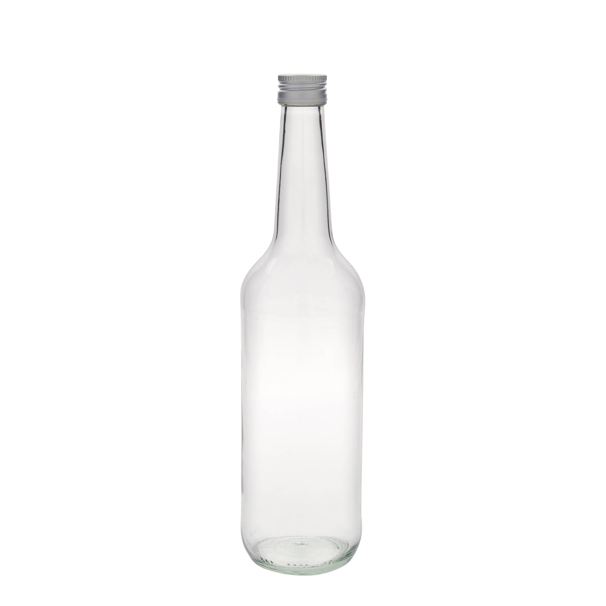 700 ml steklena steklenica z ravnim vratom, odprtina: PP 28