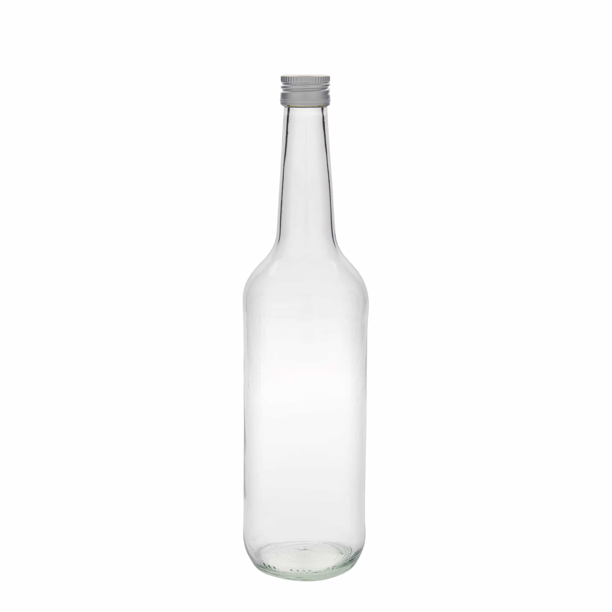 700 ml steklena steklenica z ravnim vratom, odprtina: PP 28