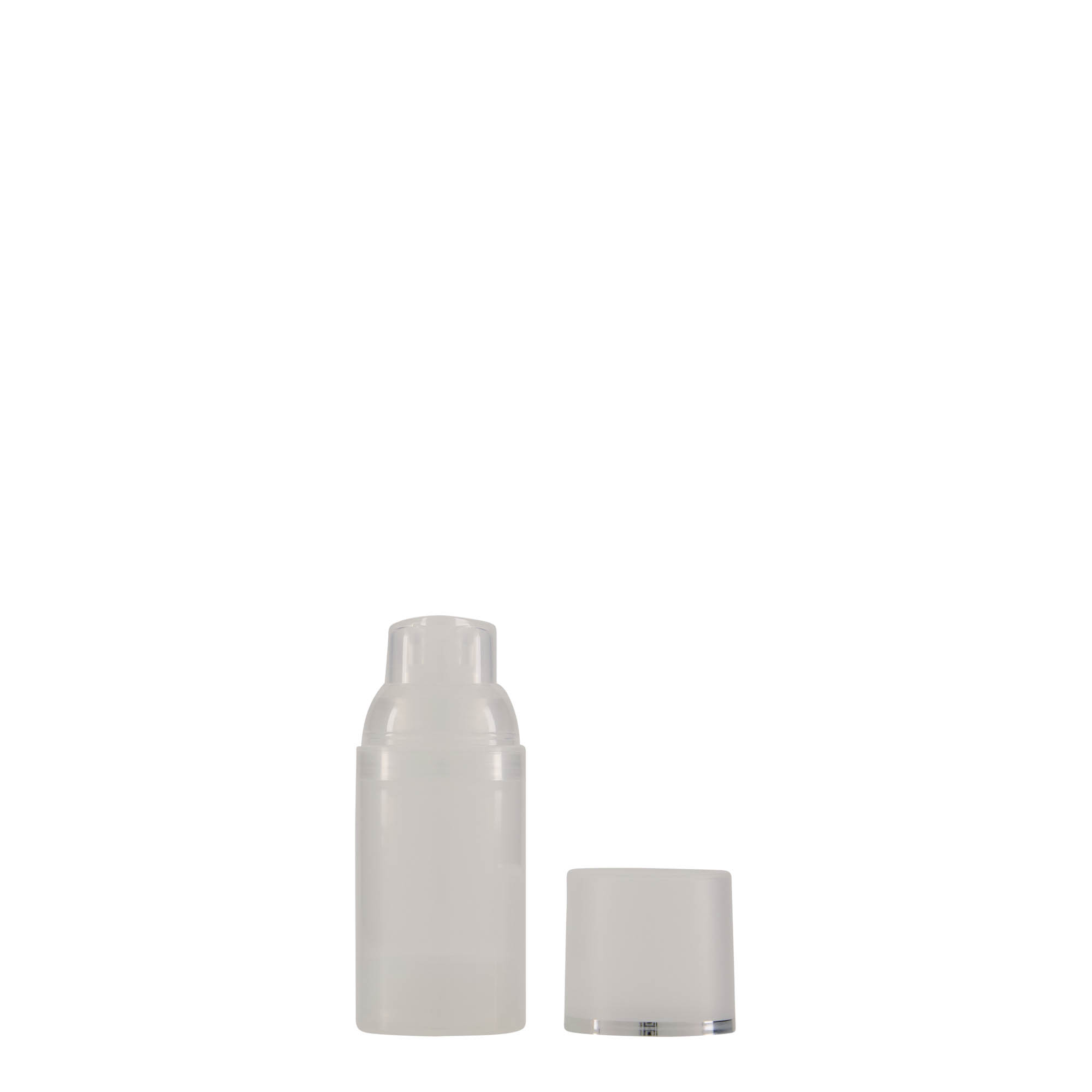 30 ml brez-zračni dozirnik 'Mezzo', PP-plastika, naravna barva 30 ml brez-zračni dozirnik 'Mezzo', PP-plastika, naravna barva