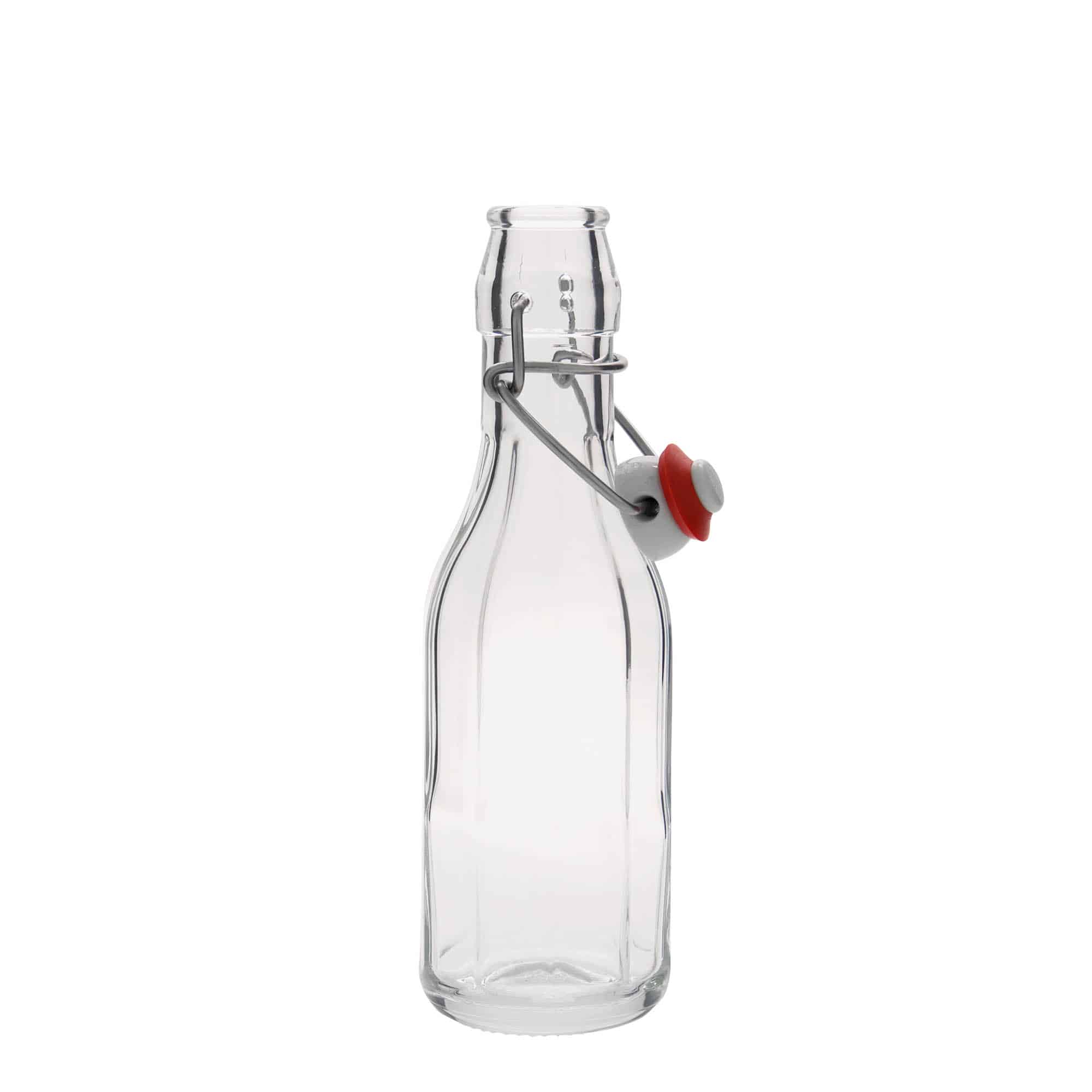 250 ml steklena steklenica »Bravo«, desetkotna, ustje: zamašek s tesnilom