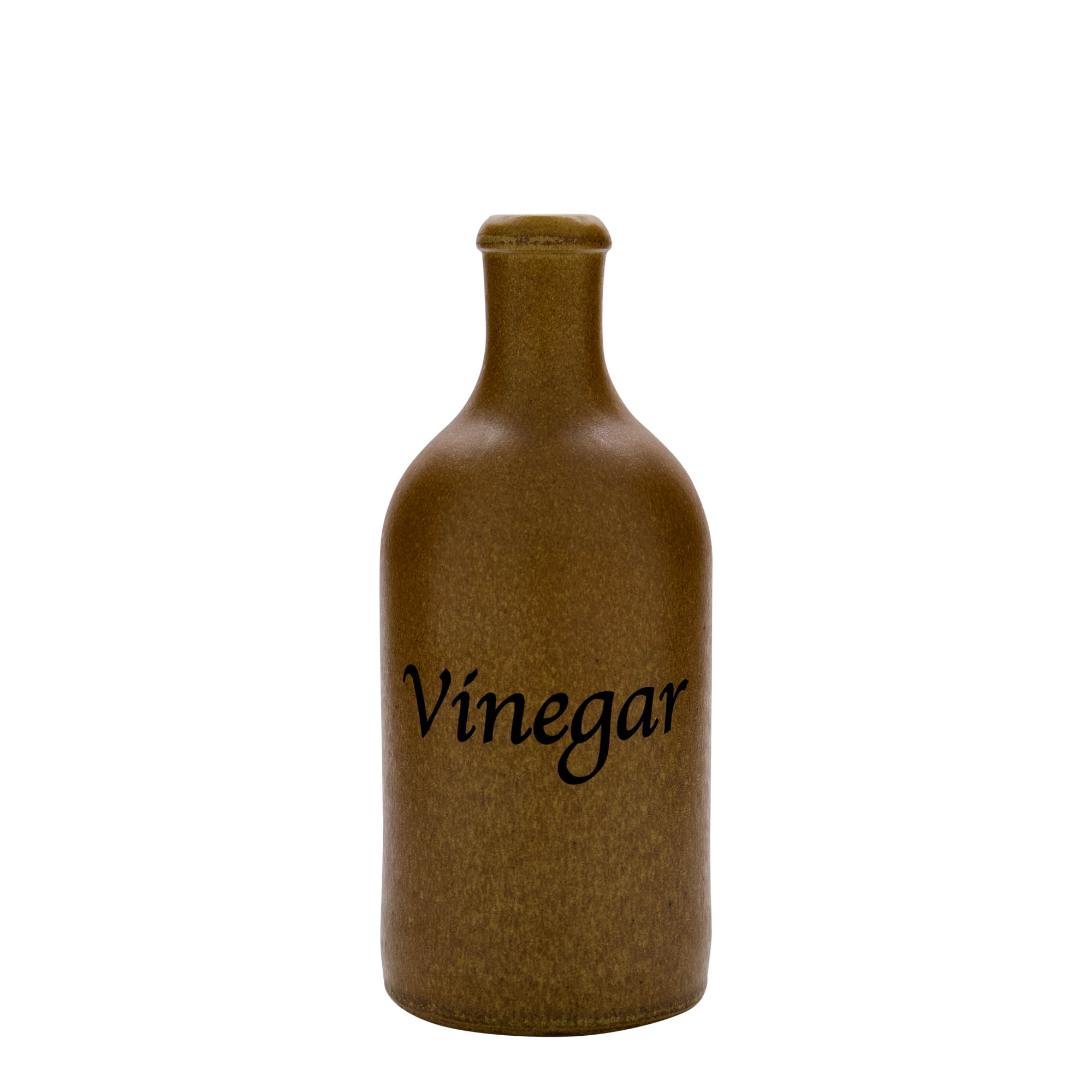500 ml glinena vrč, motiv: kis, kamnina, rjavo-kristalen, odprtina: pluta
