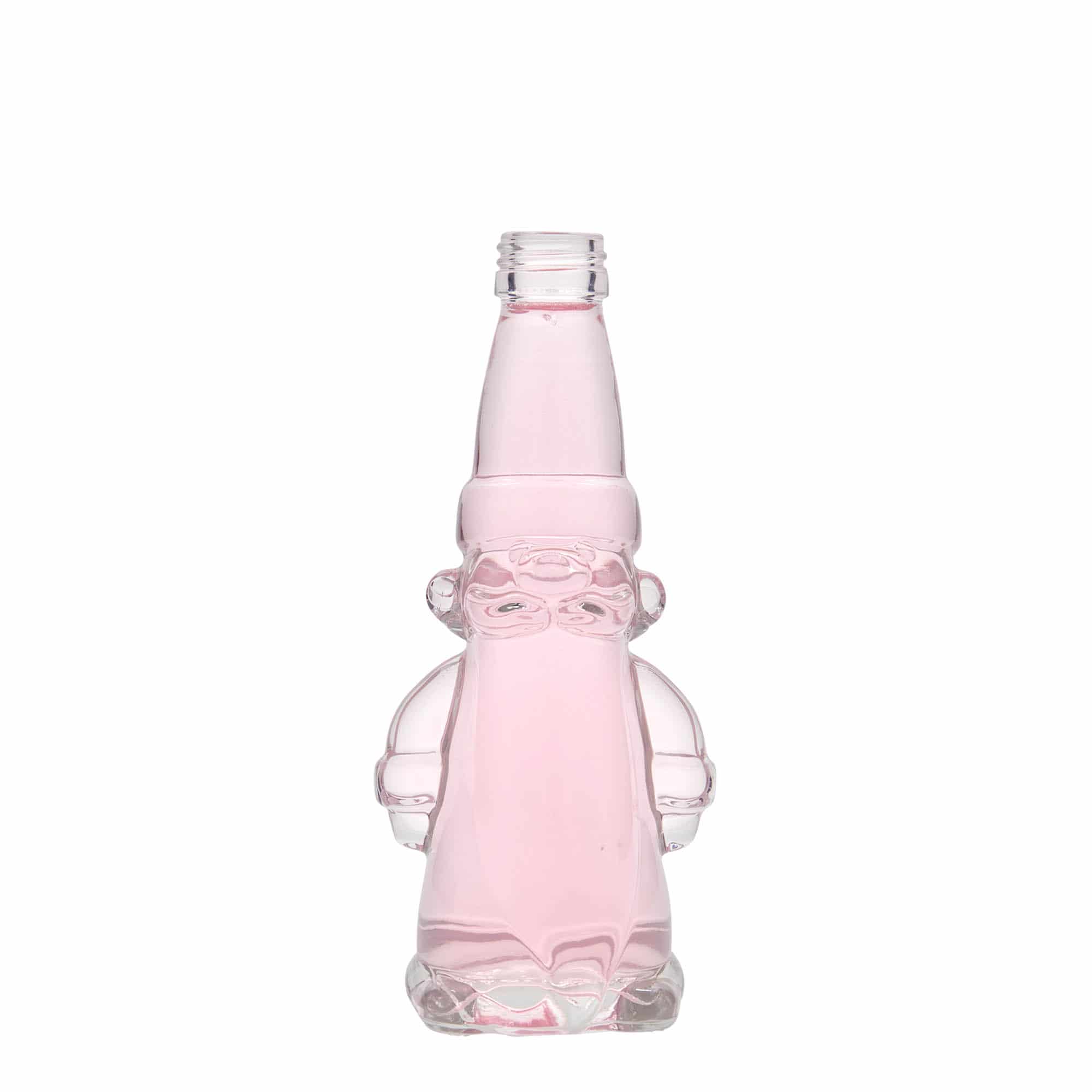 200 ml steklena steklenica »Božični škrat«, ustje: PP 28