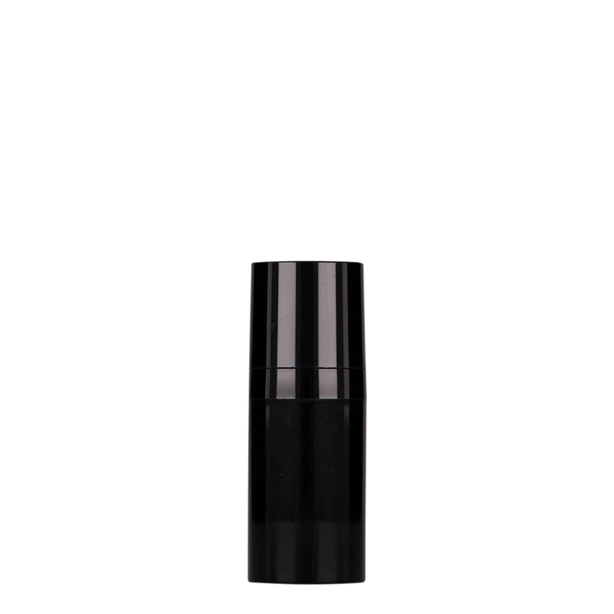 15 ml brezzračni dozirnik »Micro«, plastika PP, črna