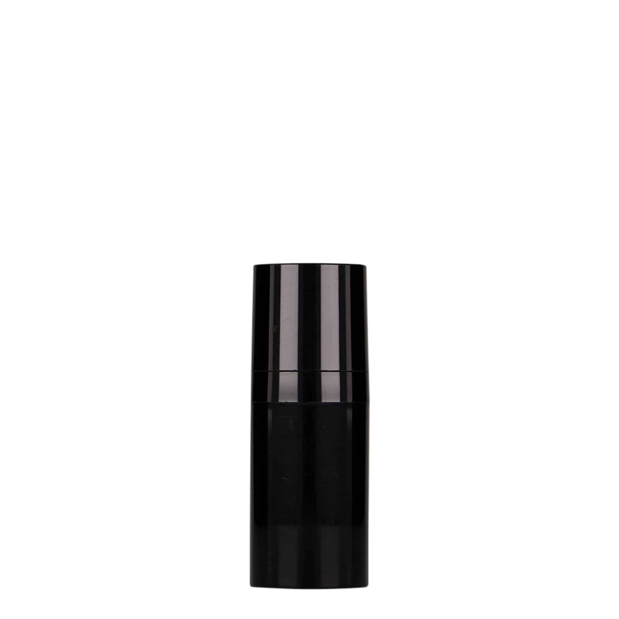 15 ml Airless-dispenzer 'Micro', PP-plastika, črn