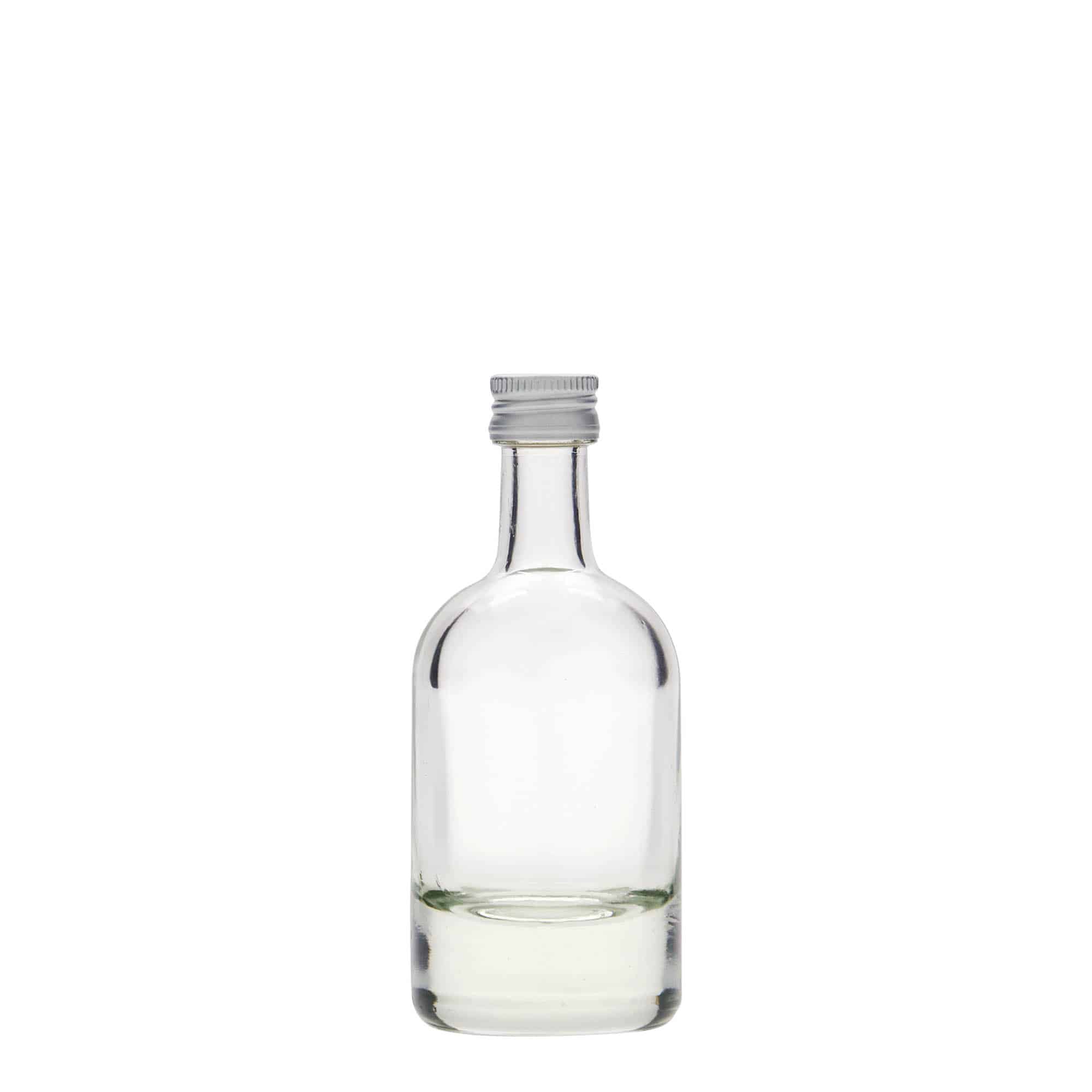 50 ml steklena steklenica »Linea Uno«, ustje: PP 18