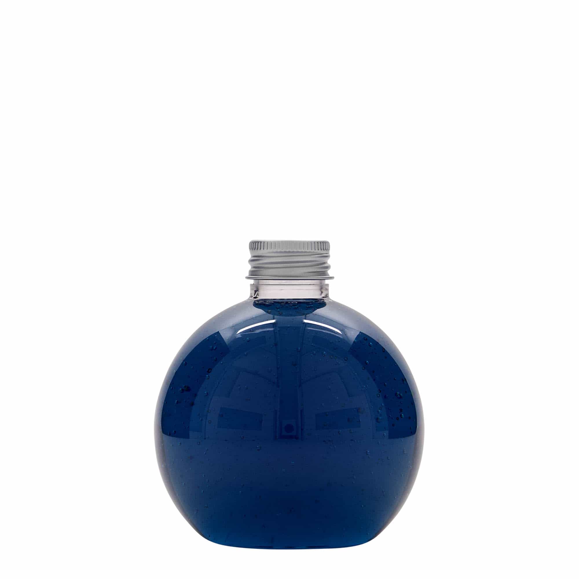 250 ml PET-flaska 'Perry', okrogla, plastika, odprtina: 24/410