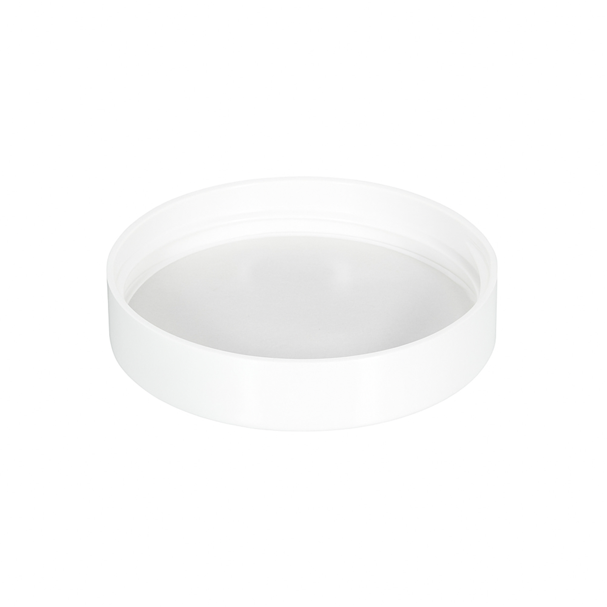 Zasuk s pokrovom za 120 ml 'Brown Line', HPM-plastika, bela Zasuk s pokrovom za 120 ml 'Brown Line', HPM-plastika, bela