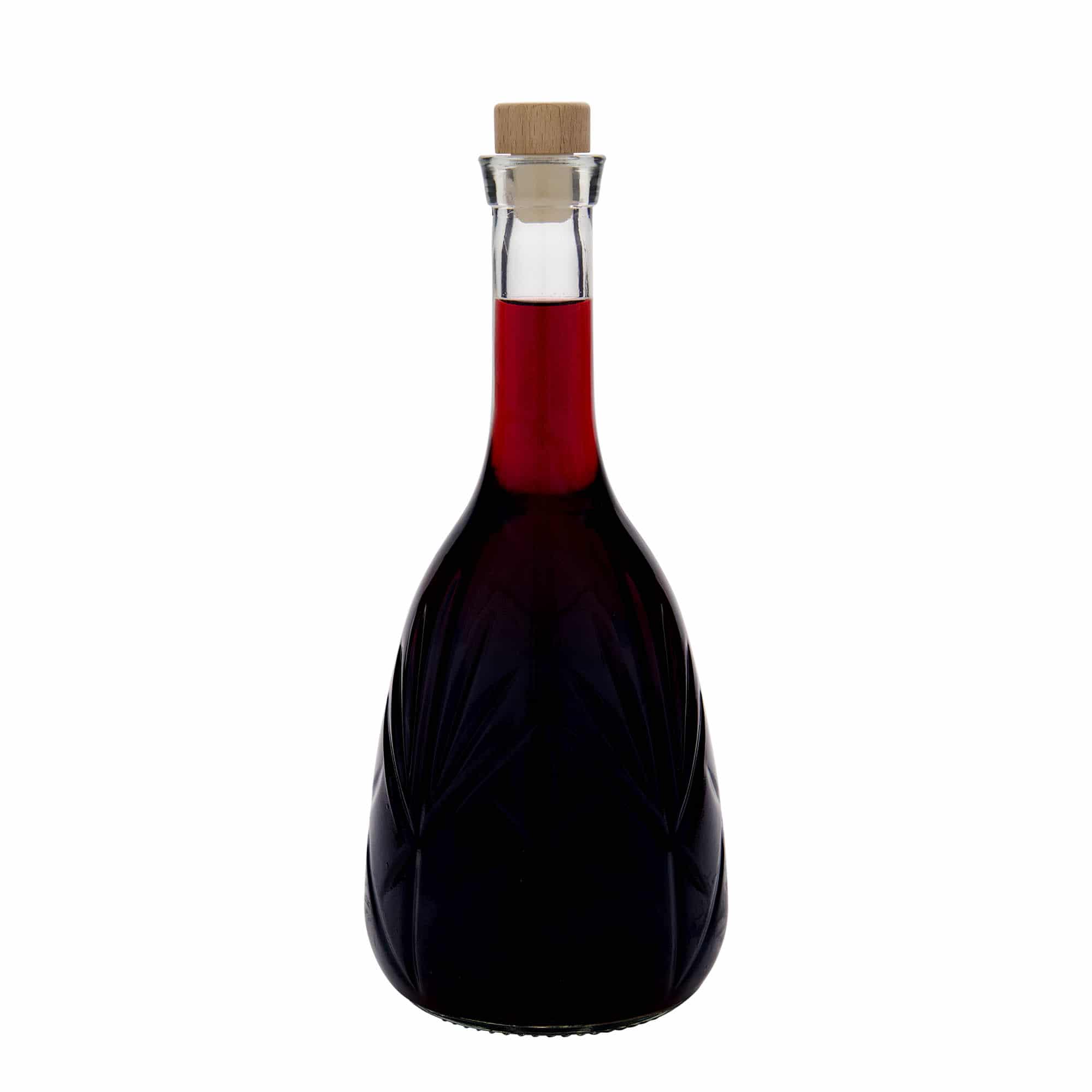 1.000 ml steklenica 'Reliefa', odprtina: zamašek iz plute