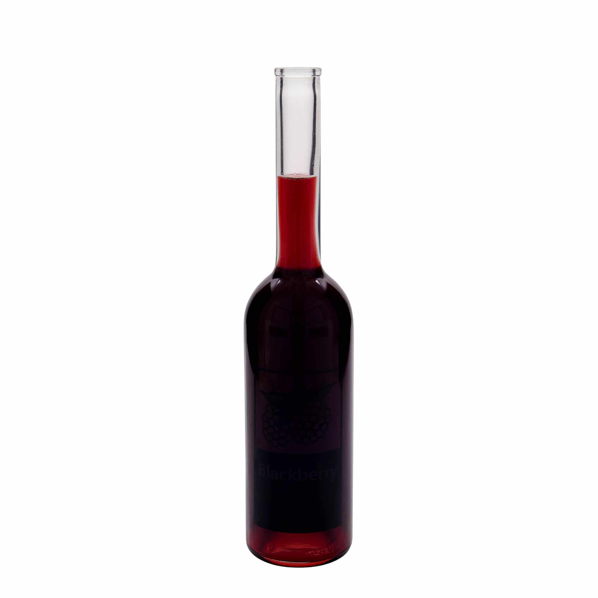 500 ml steklena steklenica »Opera«, motiv: Blackberry, ustje: pluta
