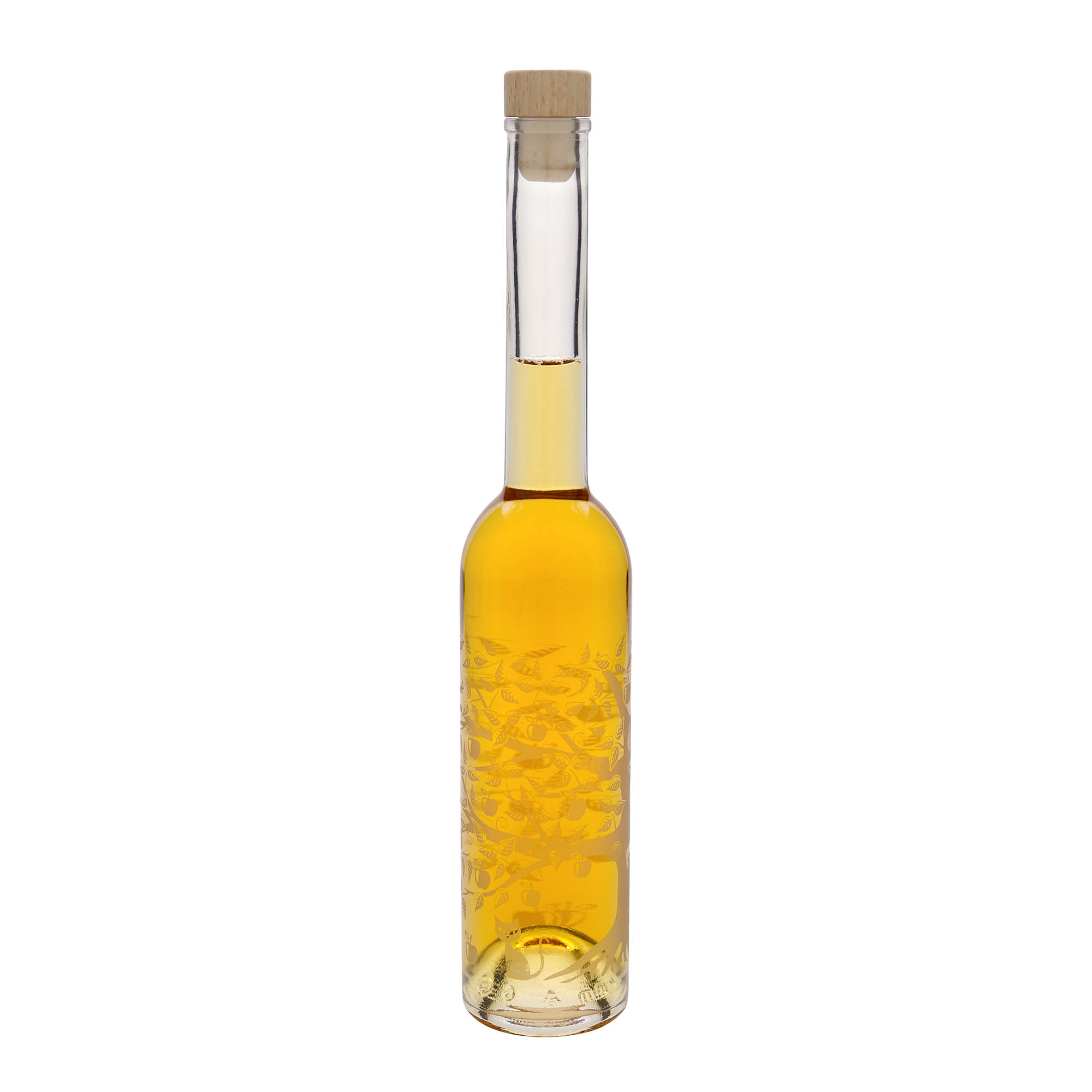 350 ml steklenica 'Opera', motiv: jablana, odprtina: pluta