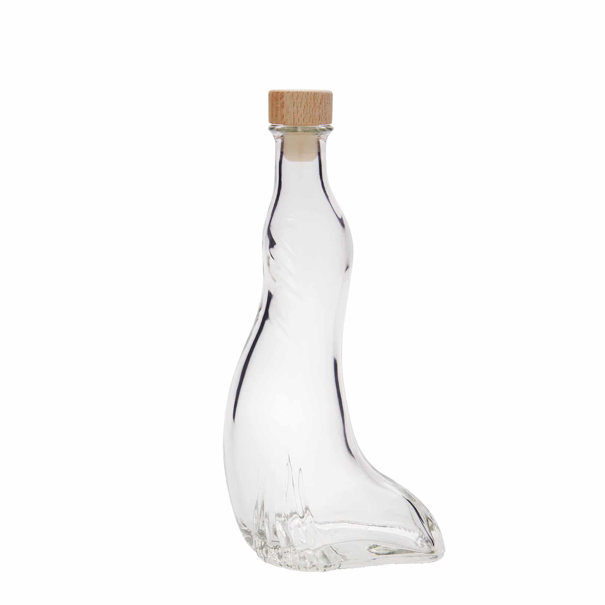 200 ml steklena steklenica »Tjulenj«, ustje: pluta