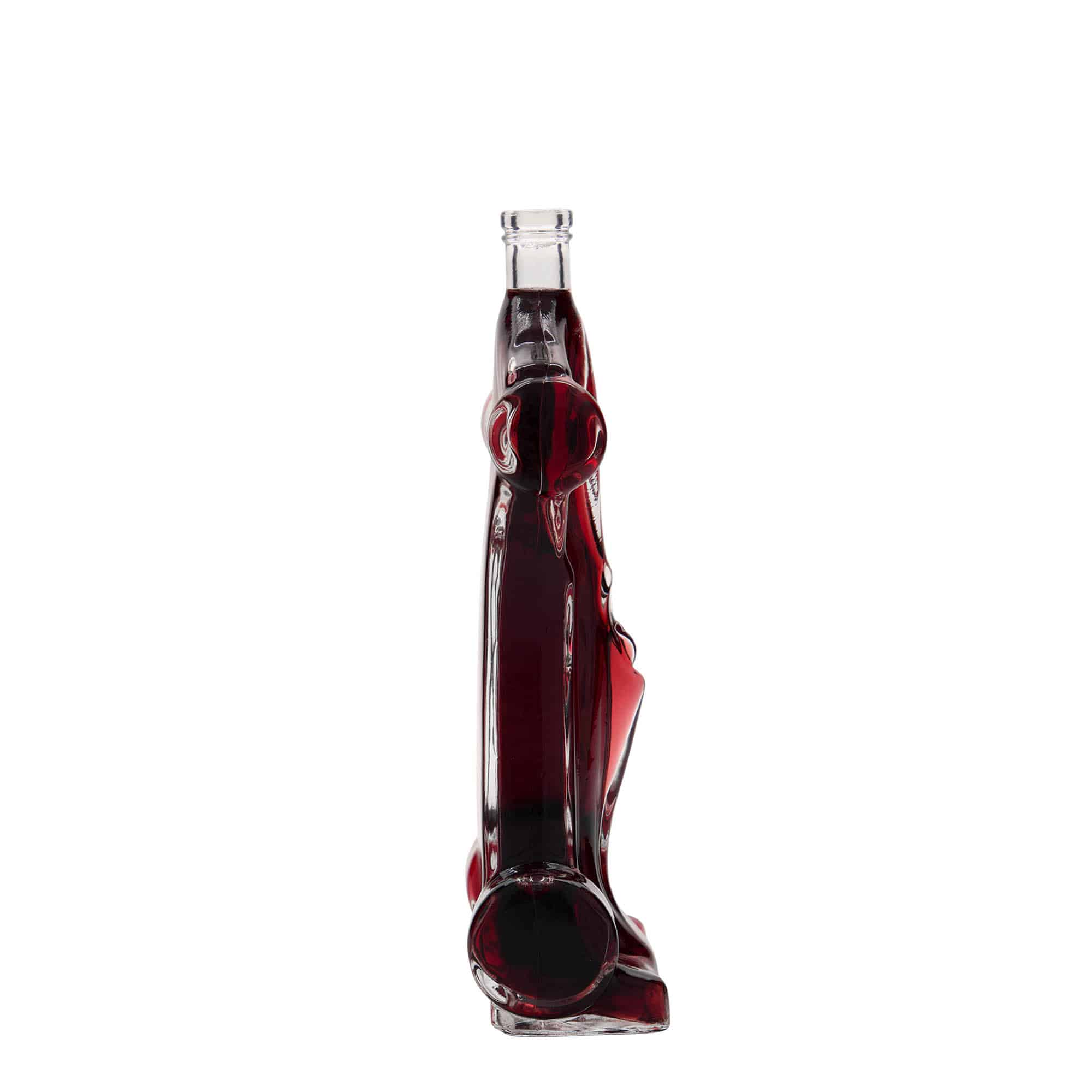 200 ml steklena steklenica »Dirkalni avtomobil«, ustje: pluta