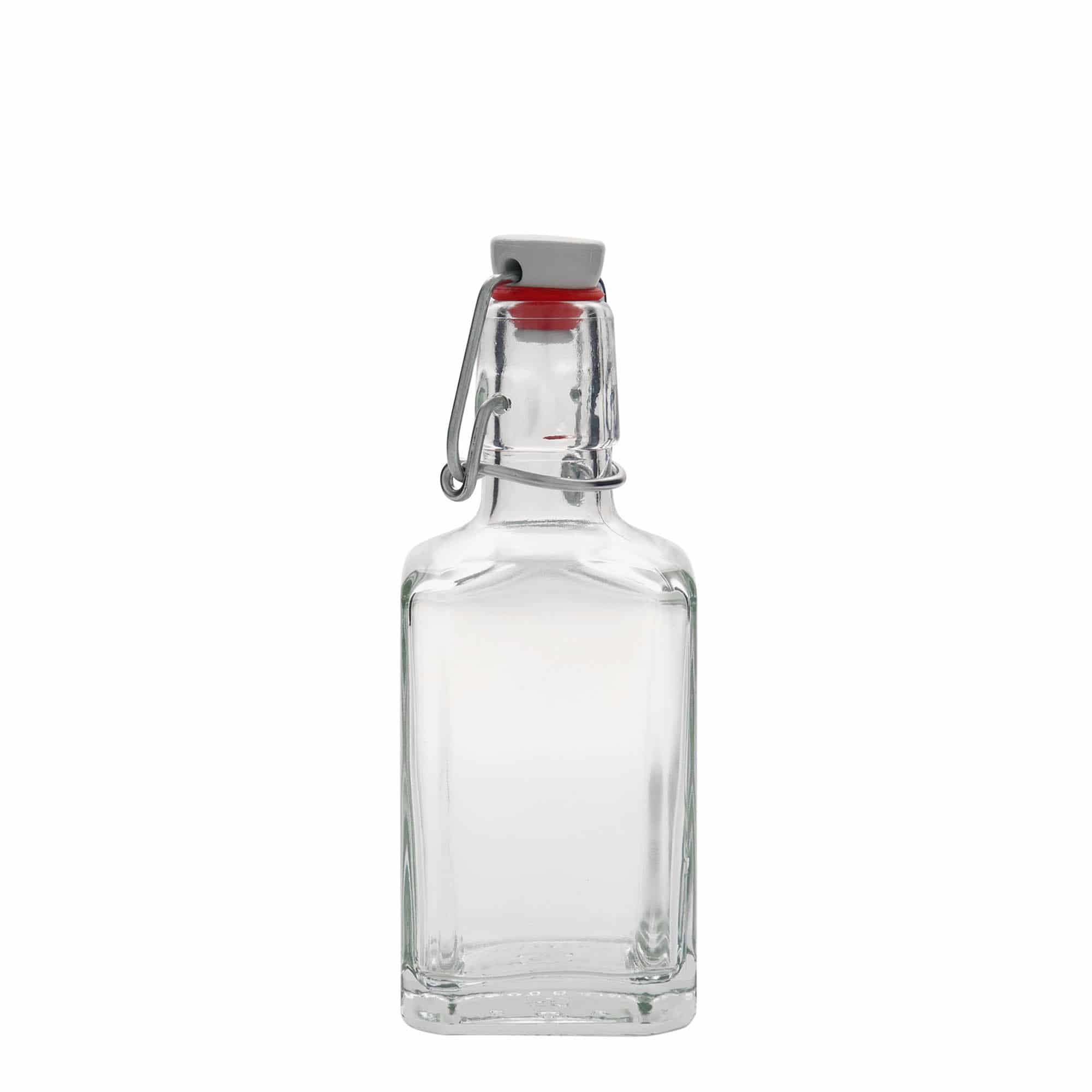 250 ml steklenica 'Rialto', kvadratna, odprtina: zaponka