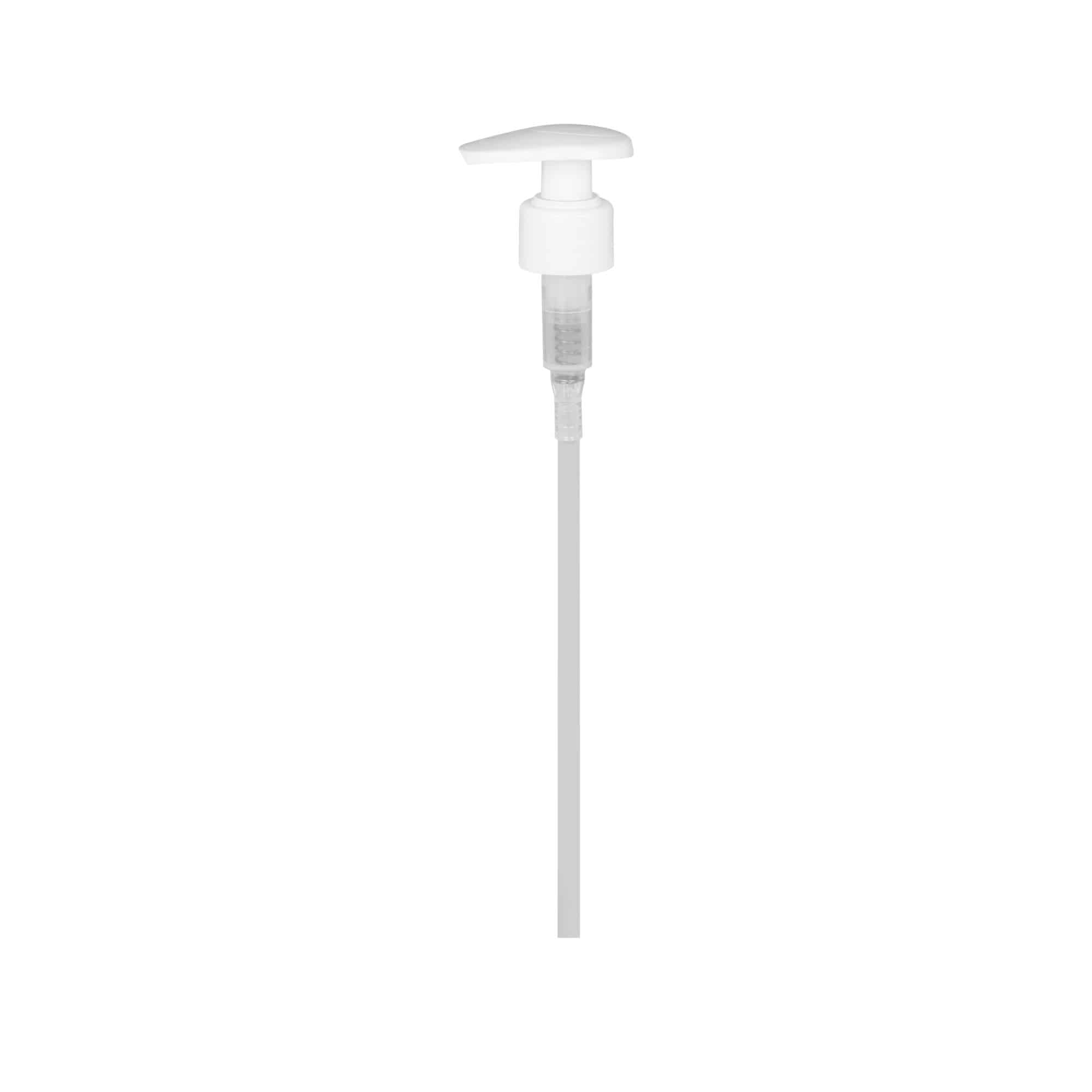 Zaporna črpalka z navojem, PP-plastika, bela, za odprtino: 24/410