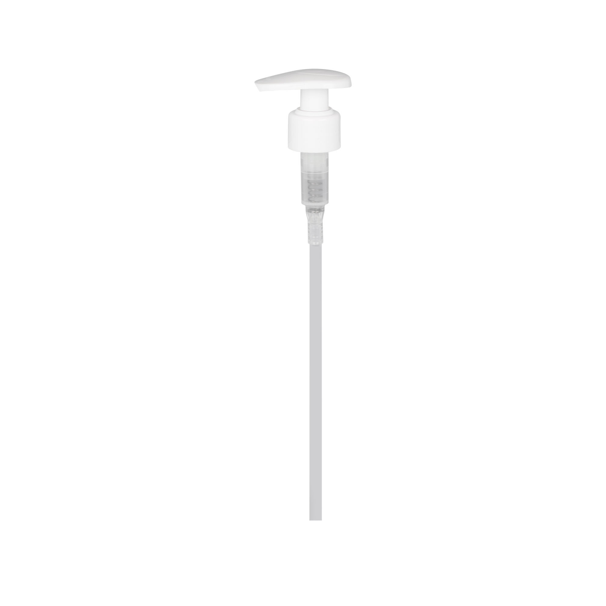 Zaporna črpalka z navojem, PP-plastika, bela, za odprtino: 24/410