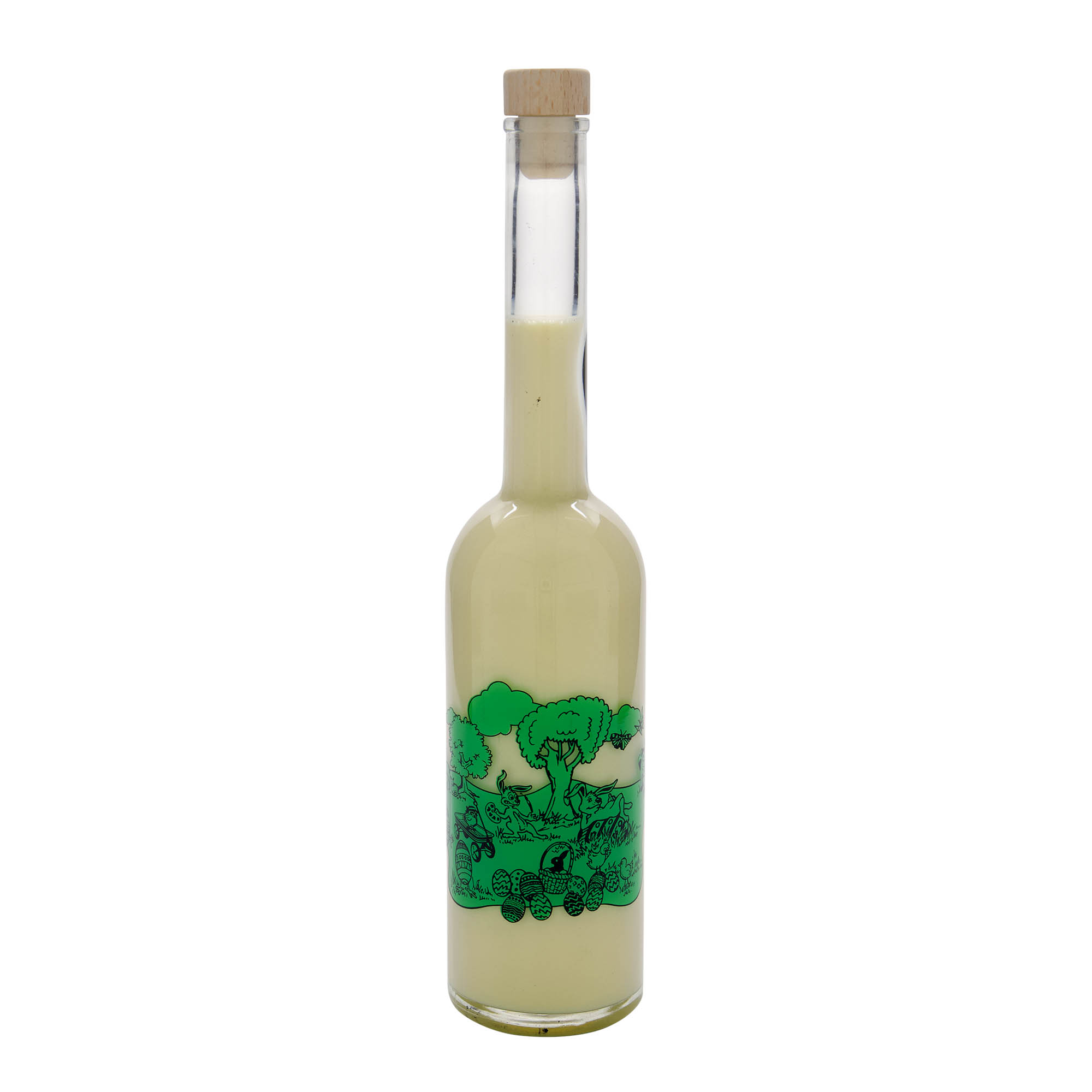 500 ml steklenica 'Opera', motiv: Vesela velika noč, odprtina: zamašek